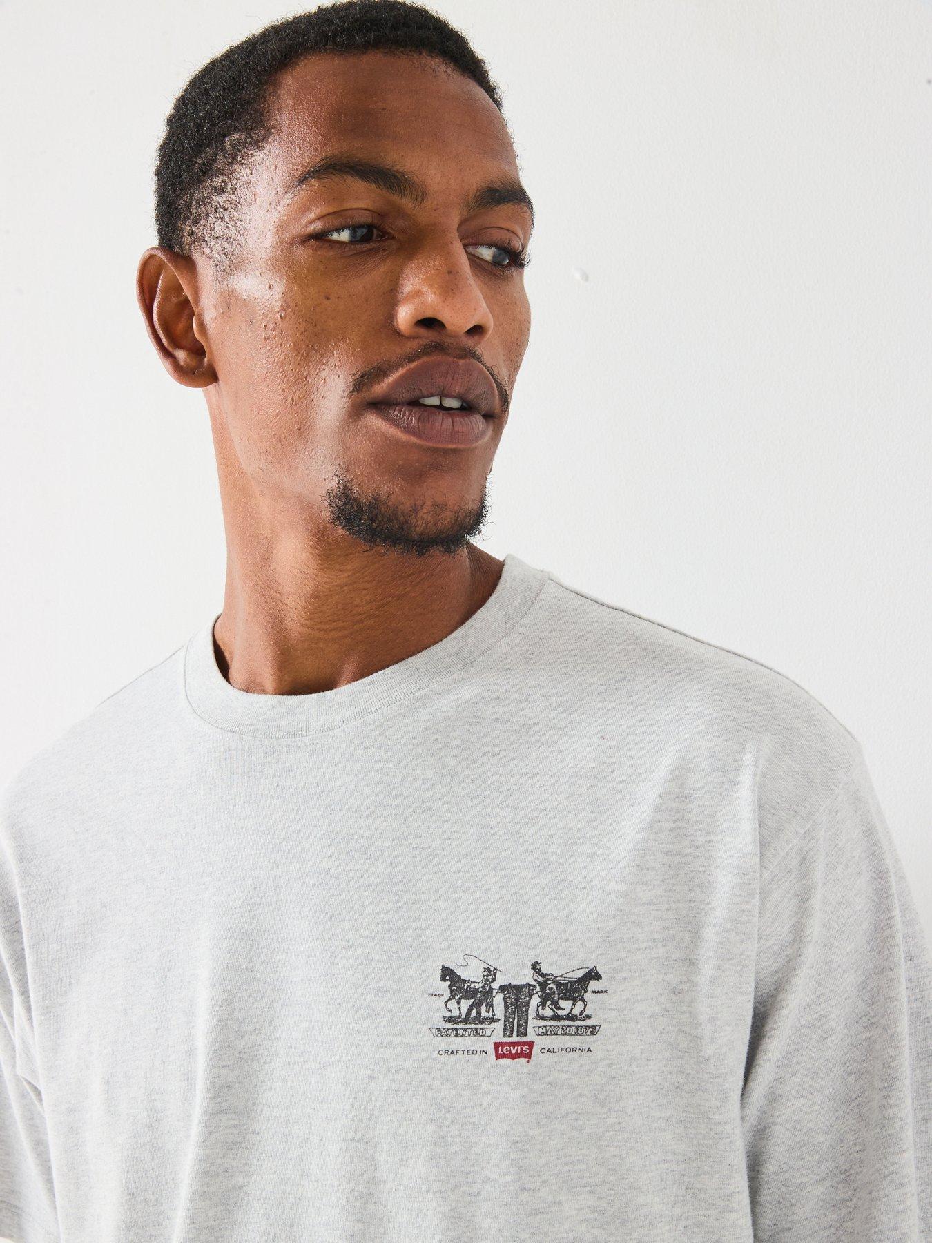Image 5 of 6 of Levi's Vintage Fit Graphic Back Print Short Sleeve T-Shirt - Grey