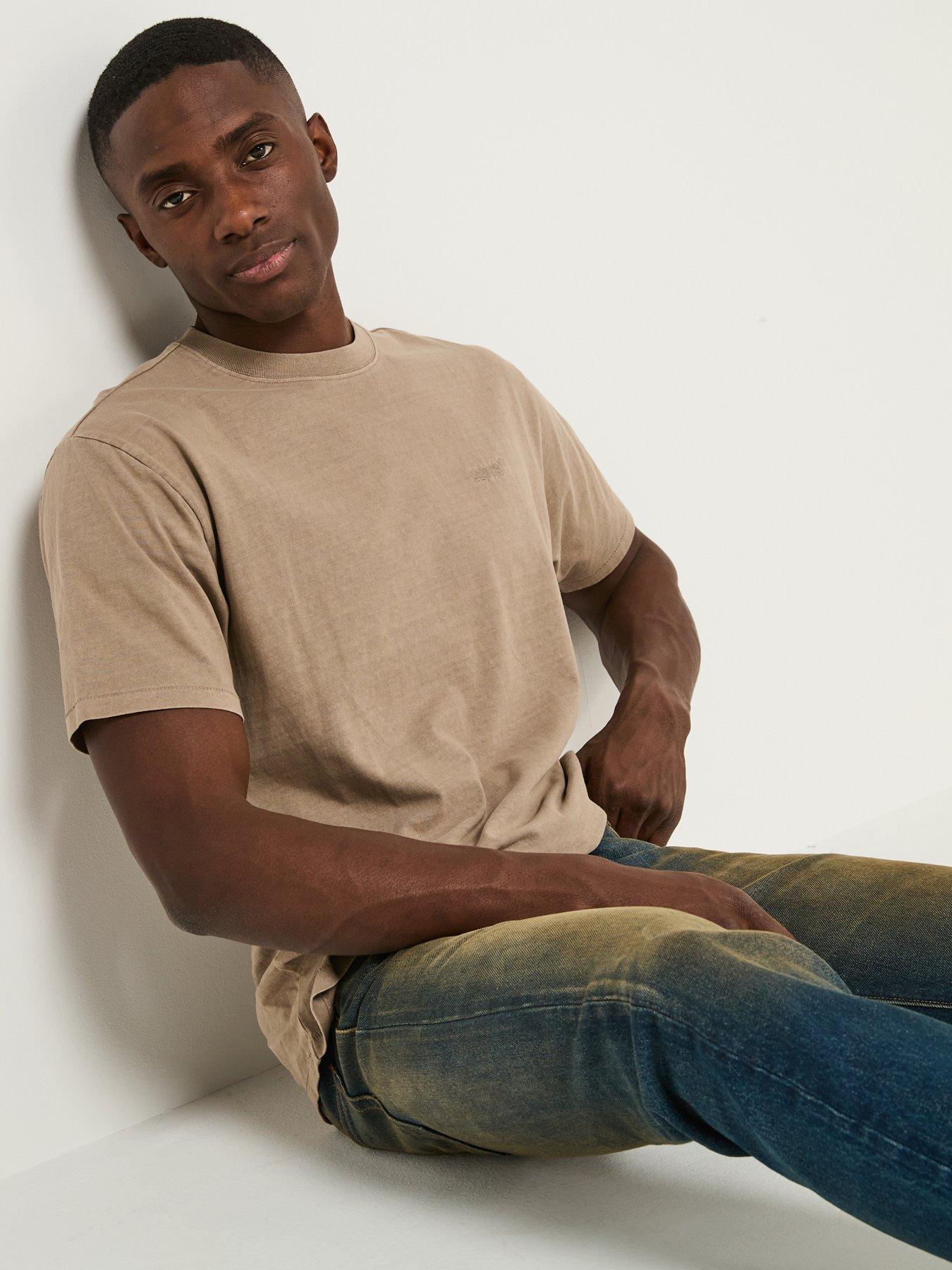  image of levis-red-tab-short-sleeve-vintage-fit-t-shirt--brown-brown