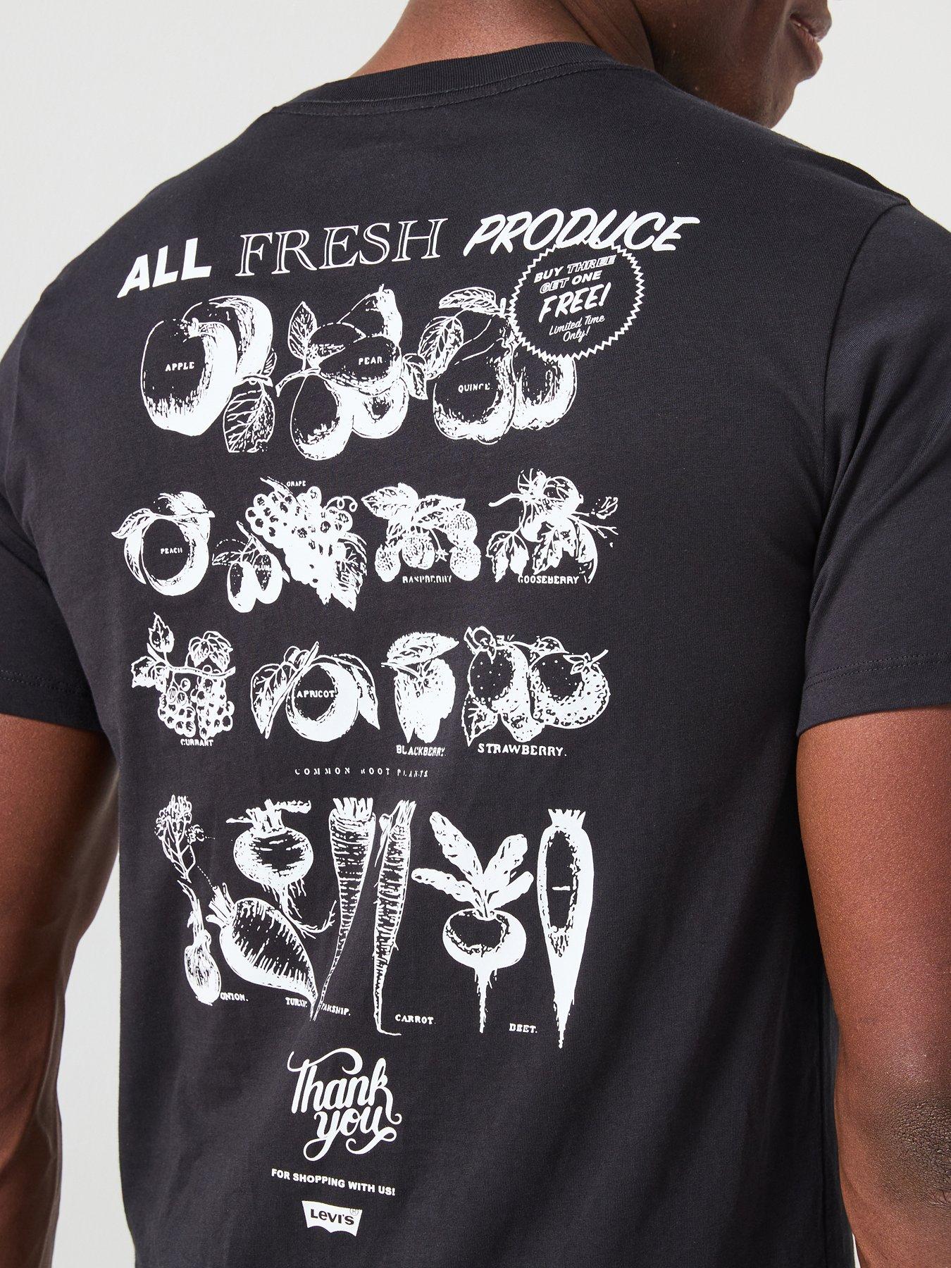 Image 4 of 6 of Levi's Vintage Fit Graphic Back Print Short Sleeve T-Shirt- Black