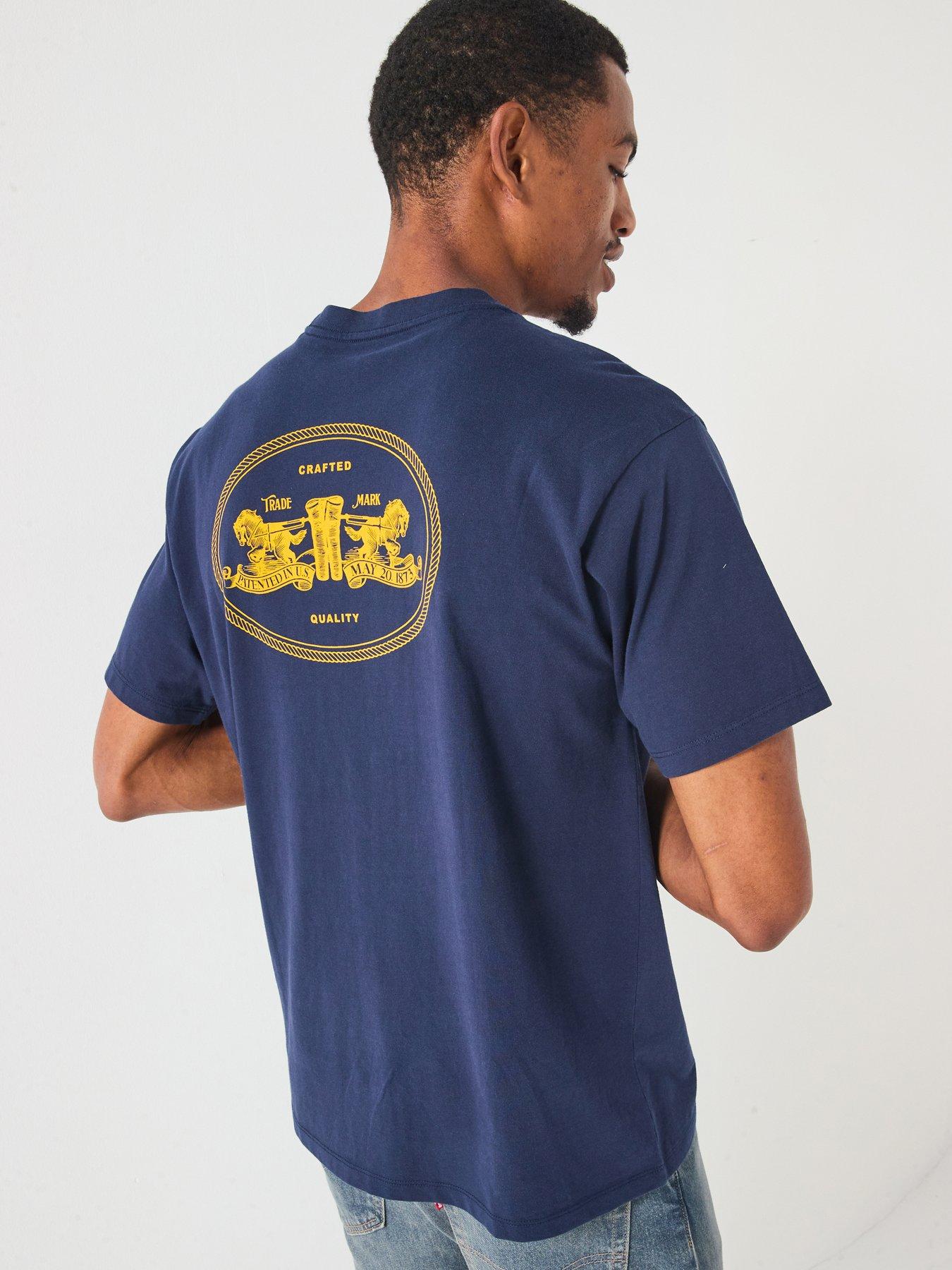 Levi's Vintage Fit Graphic Back Print Short Sleeve T-Shirt- Navy