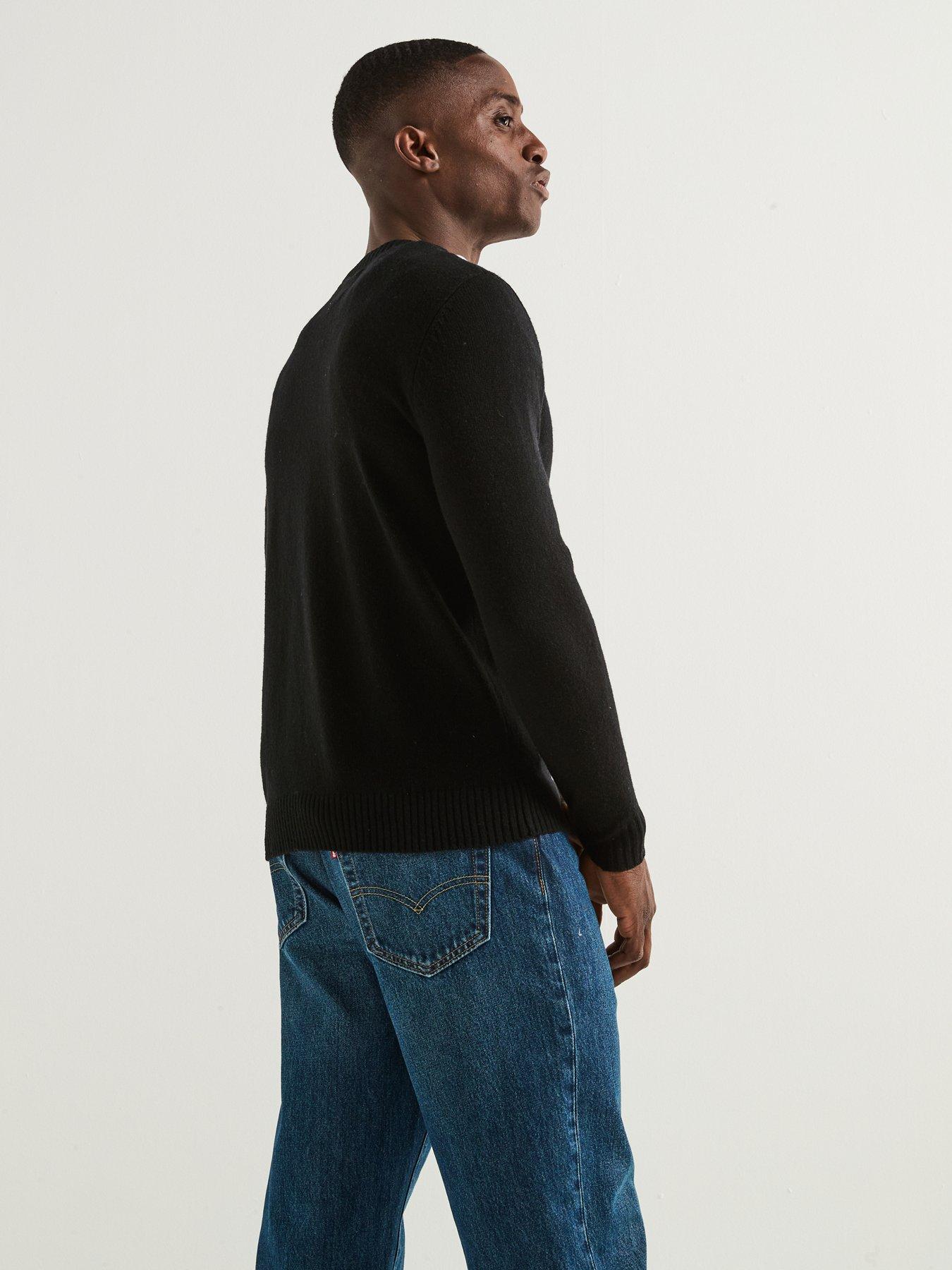 Image 2 of 6 of Levi's Original Housemark Logo Knitted Jumper- Black