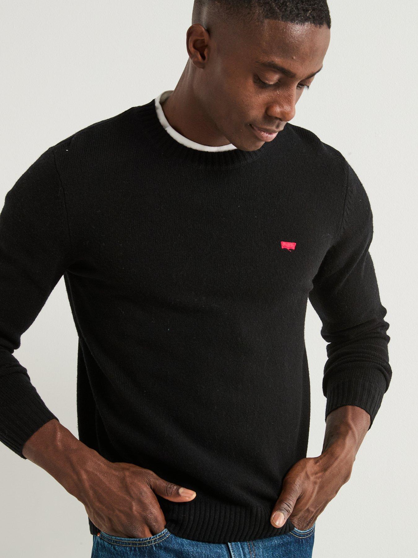 Image 6 of 6 of Levi's Original Housemark Logo Knitted Jumper- Black