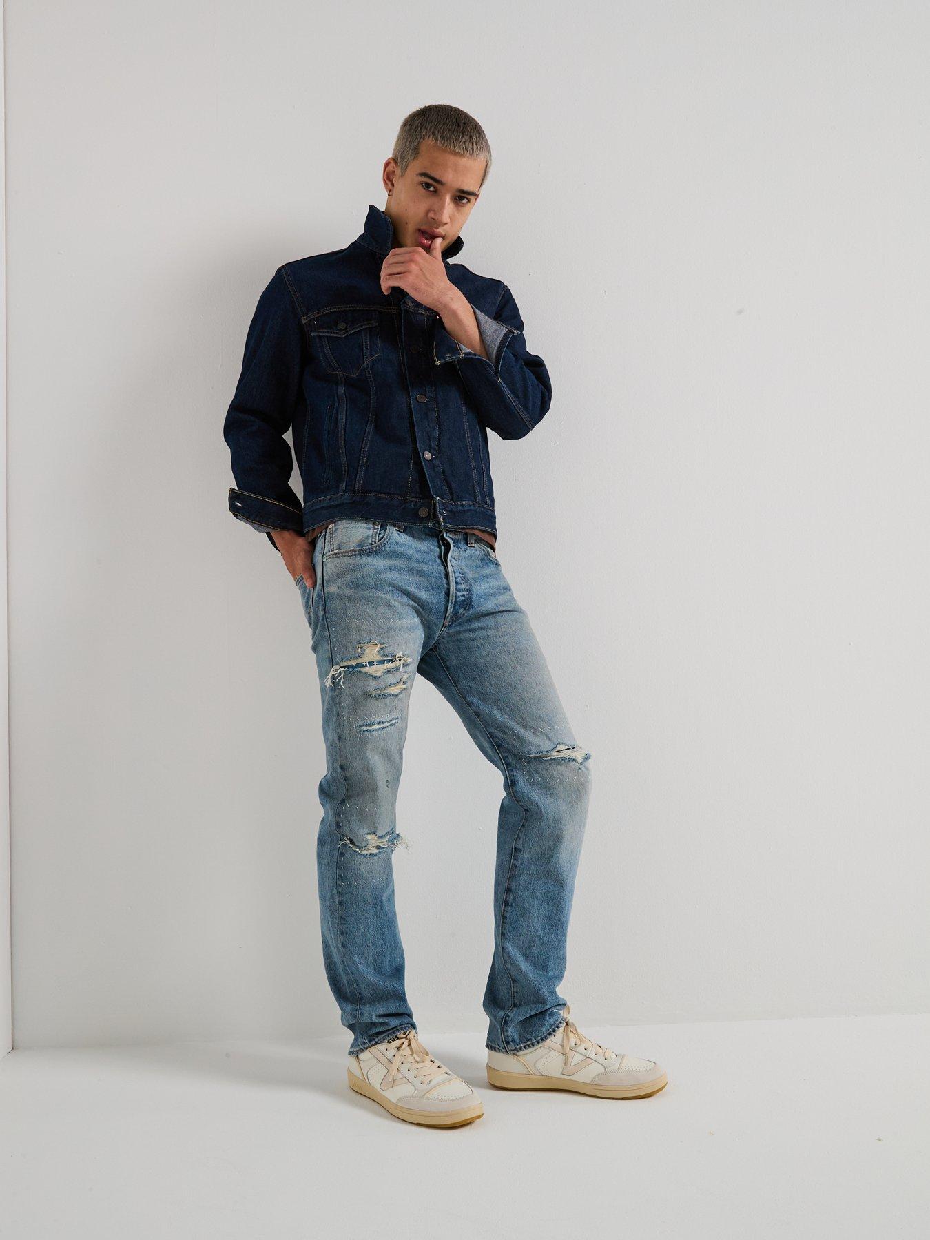  image of levis-original-denim-trucker-jacket--dark-blue