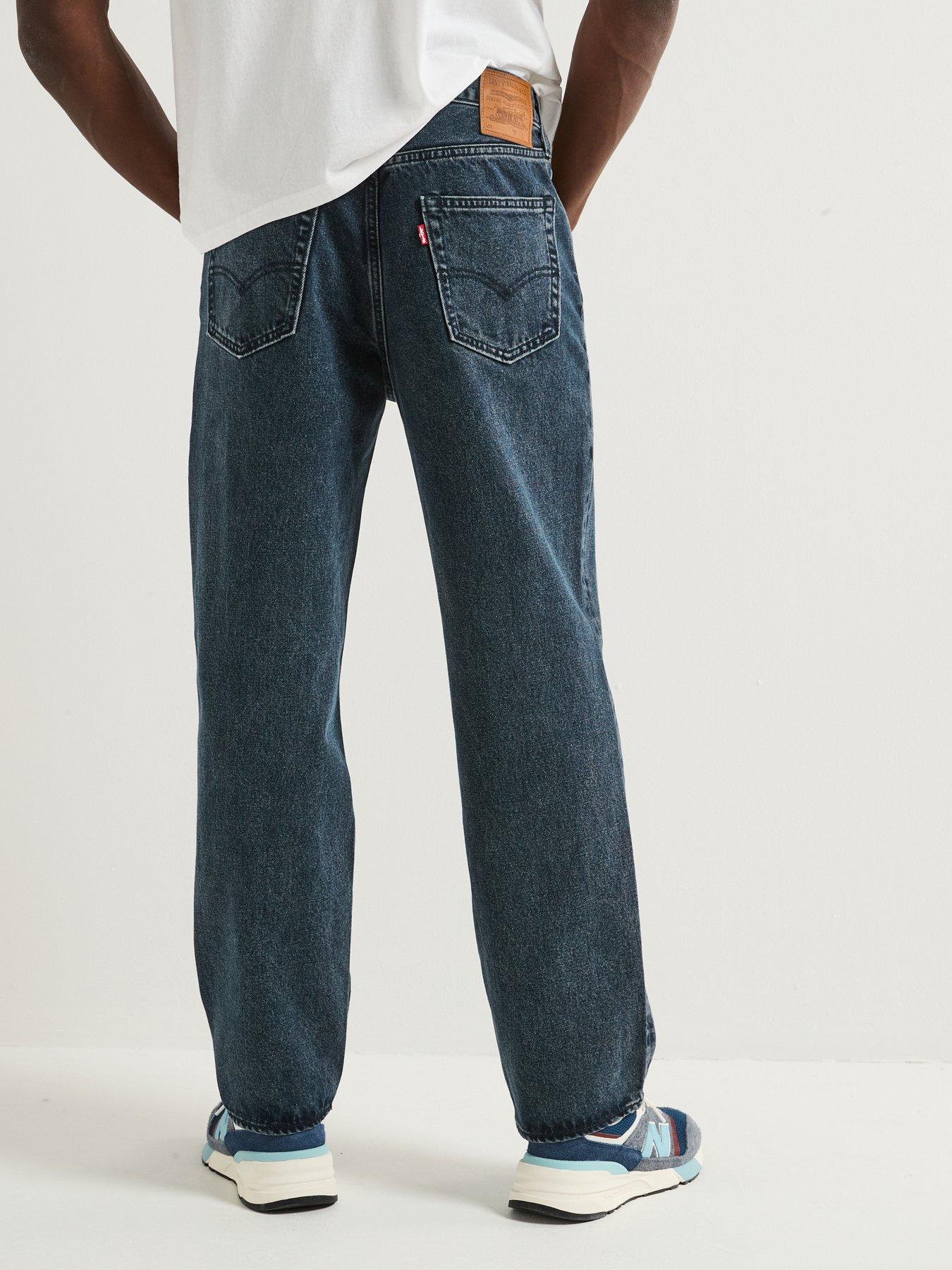 Image 2 of 6 of Levi's 568 Loose Straight Fit Jeans - The Midnight Blue Show - Dark Denim - Dark Blue