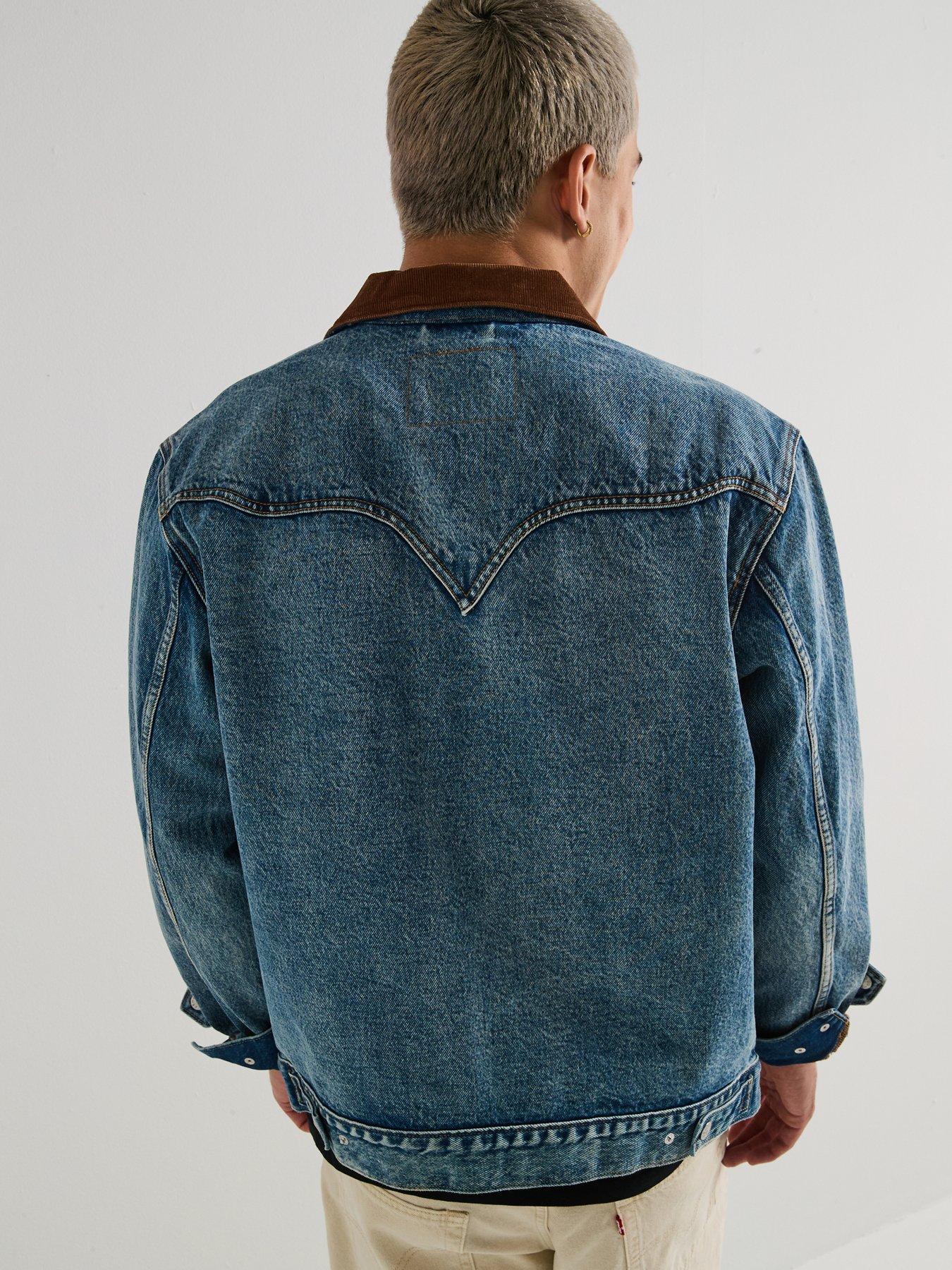Image 2 of 6 of Levi's Western Shothorn Denim Trucker Jacket - Light Blue