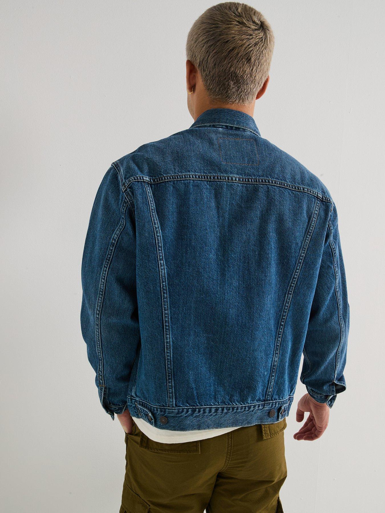 Image 2 of 6 of Levi's Original Denim Relaxed Fit Trucker Jacket - Blue
