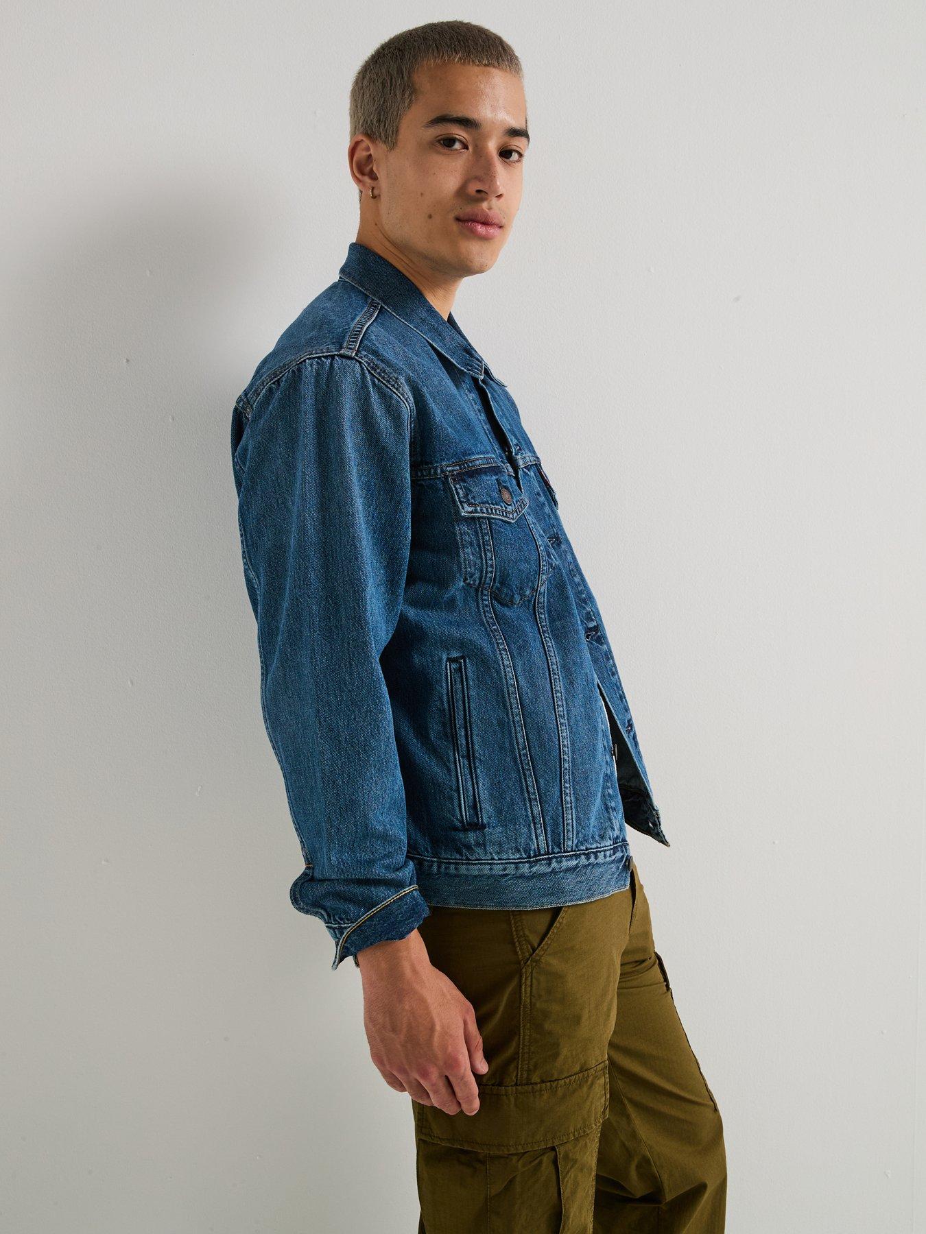 Image 6 of 6 of Levi's Original Denim Relaxed Fit Trucker Jacket - Blue