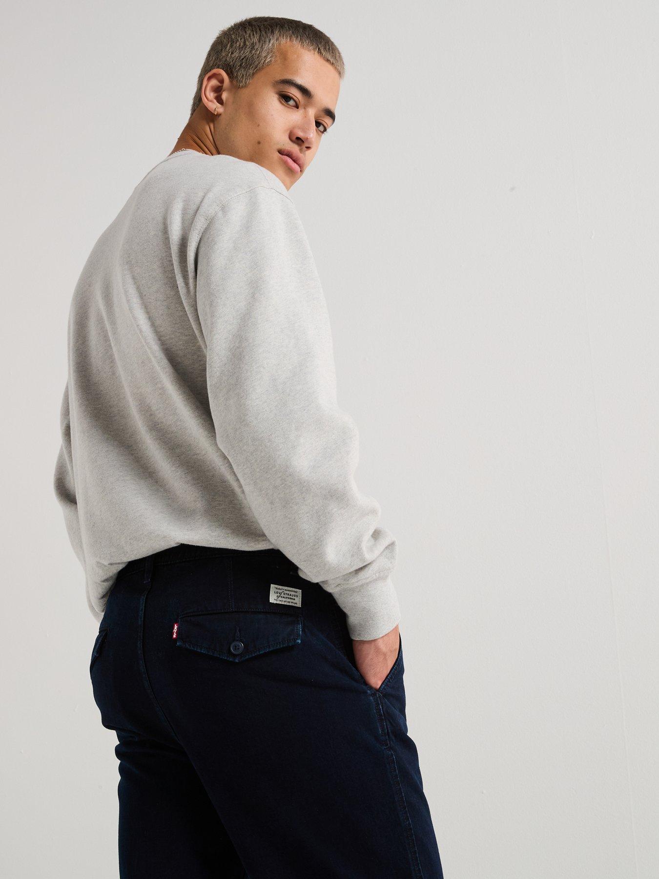 Image 4 of 6 of Levi's XX II Authentic Relaxed Fit Chino Trousers - Navy