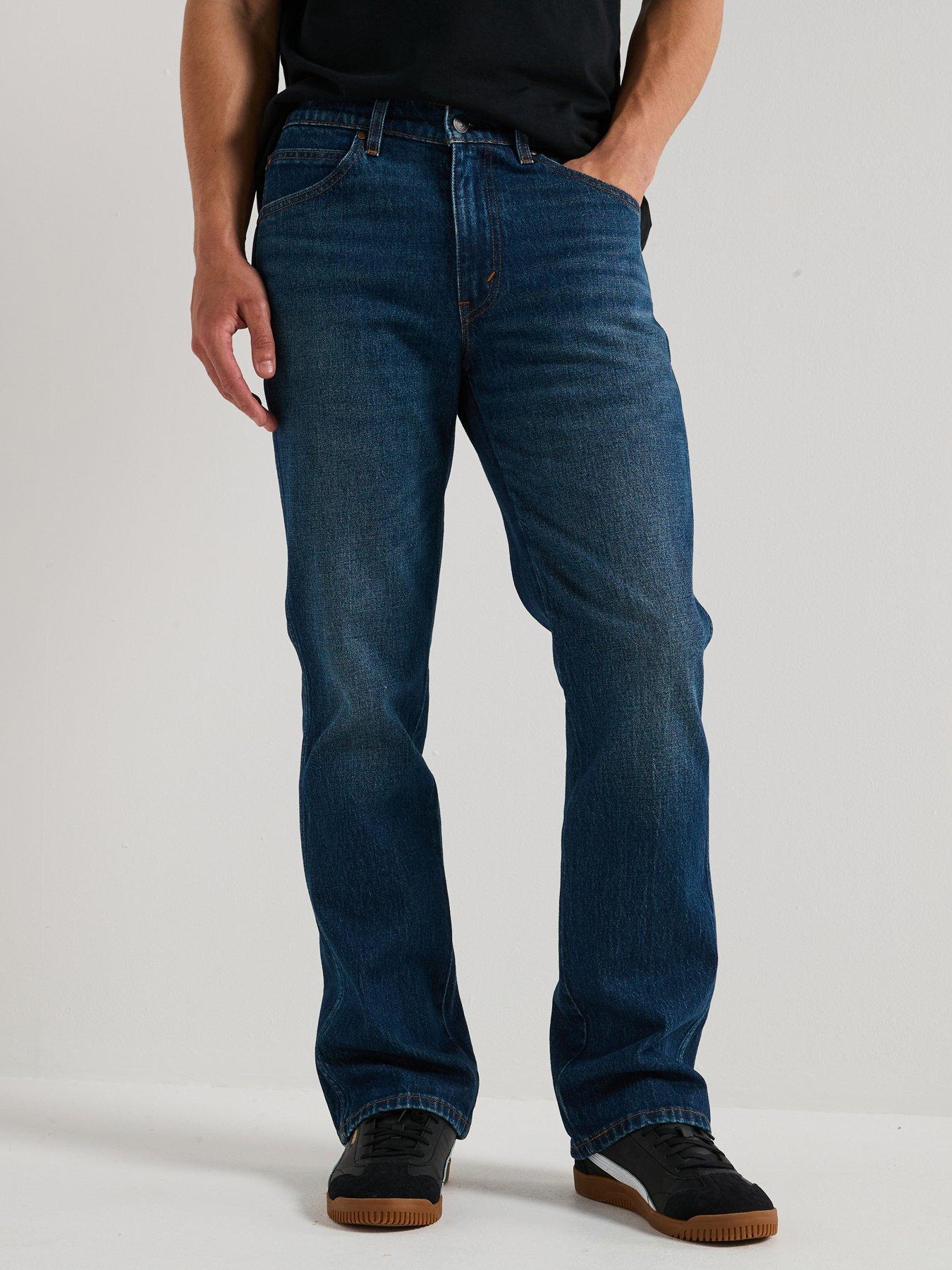 undefined 537 Western Bootcut Fit Jeans - Wow Have Fun - Dark Blue