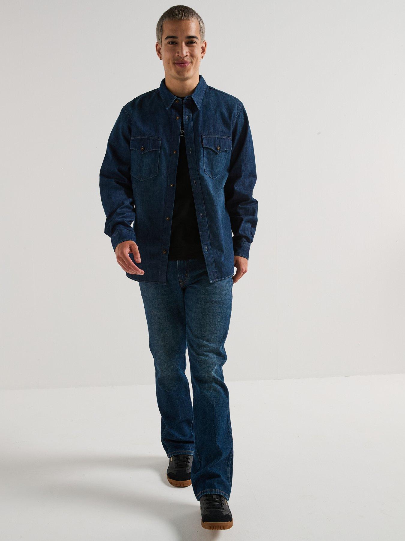 Levi's 537 Western Bootcut Jeans in het Zwart voor heren