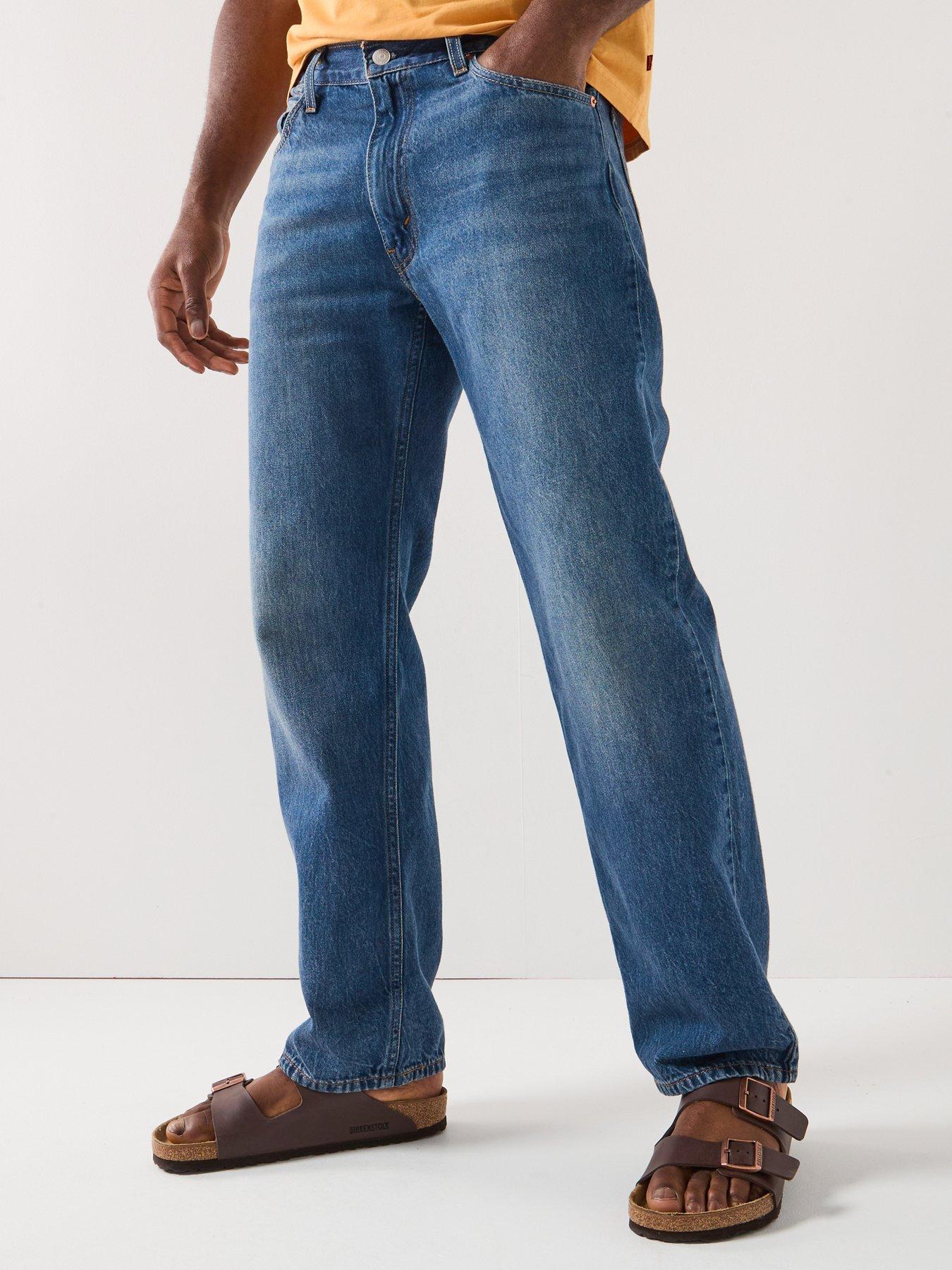 undefined 555 Relaxed Straight Fit Jeans - Dark Blue