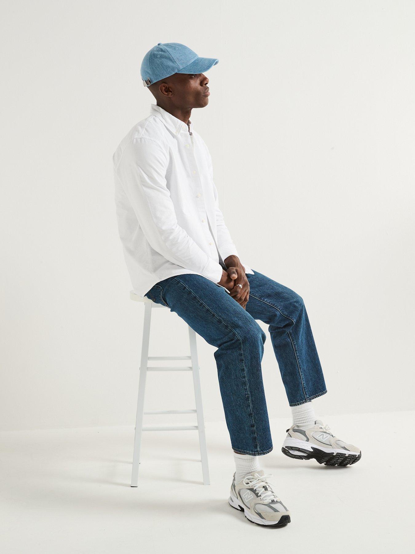 Image 5 of 6 of Levi's 568 Loose Straight Fit Jeans - Check The Score - Blue