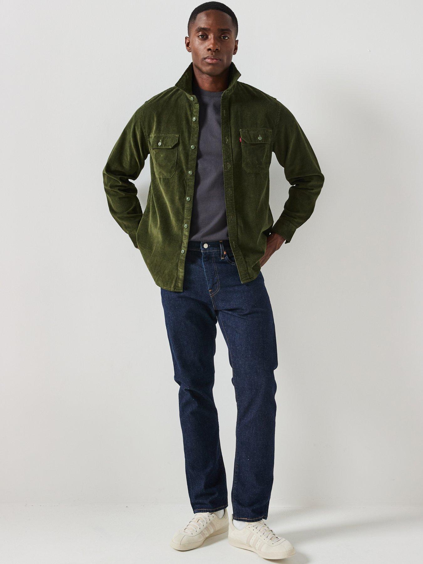 Image 3 of 6 of Levi's Jackson Worker Denim Shirt - Dark Green