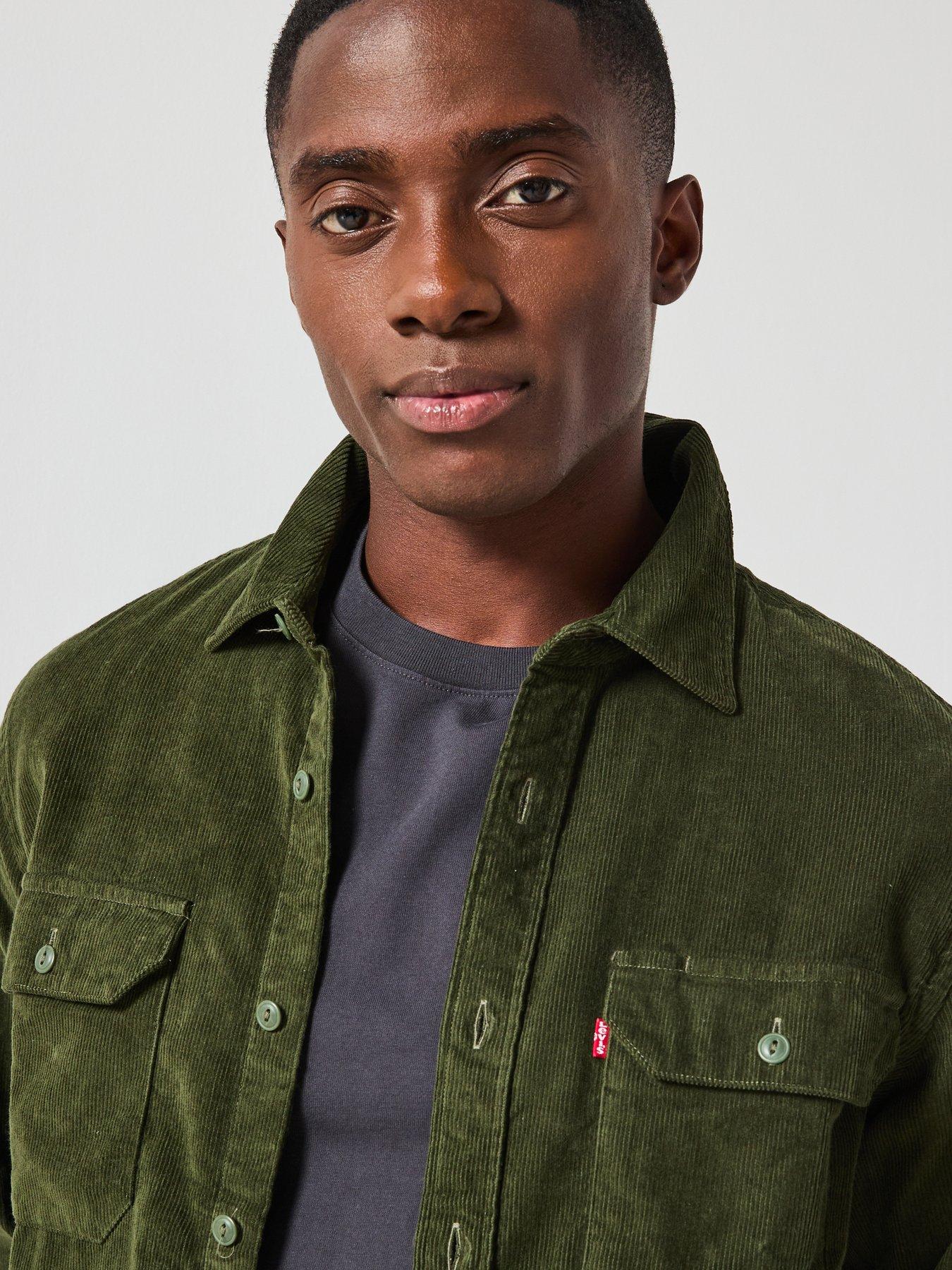 Image 4 of 6 of Levi's Jackson Worker Denim Shirt - Dark Green