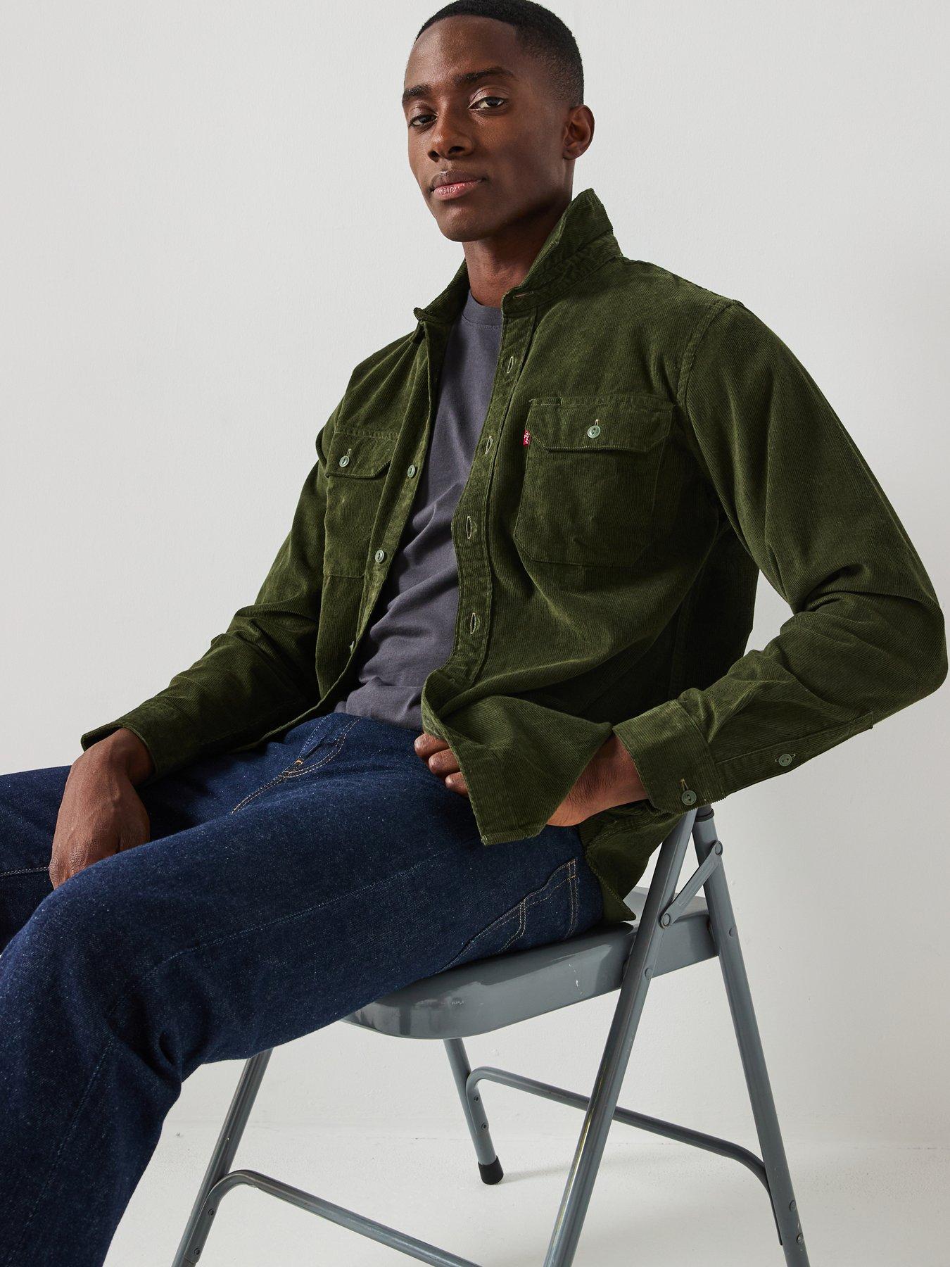 Image 6 of 6 of Levi's Jackson Worker Denim Shirt - Dark Green