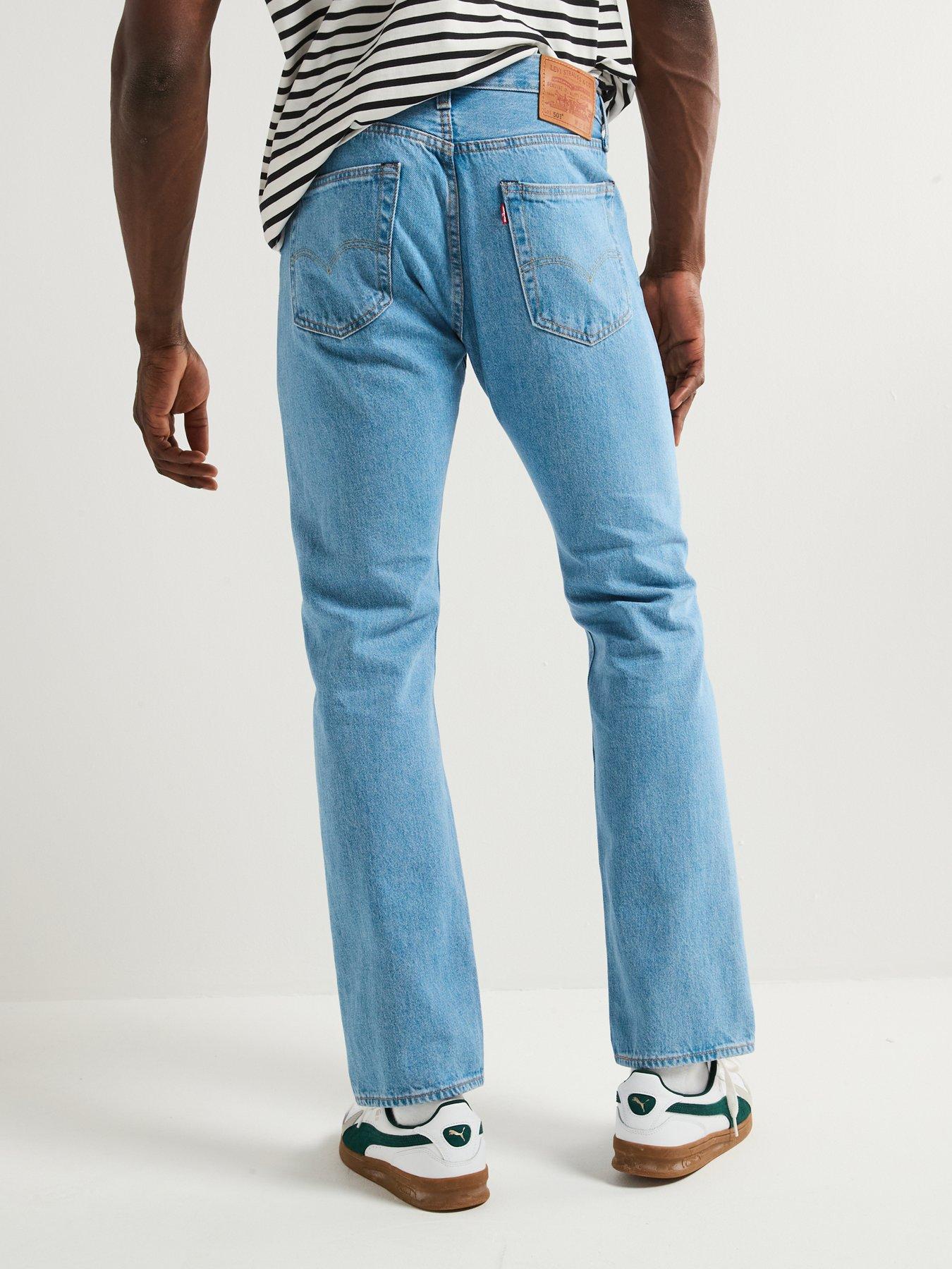 Image 2 of 5 of Levi's Levis Original 501 Straight Fit Jeans - Ferry Building - Light Blue