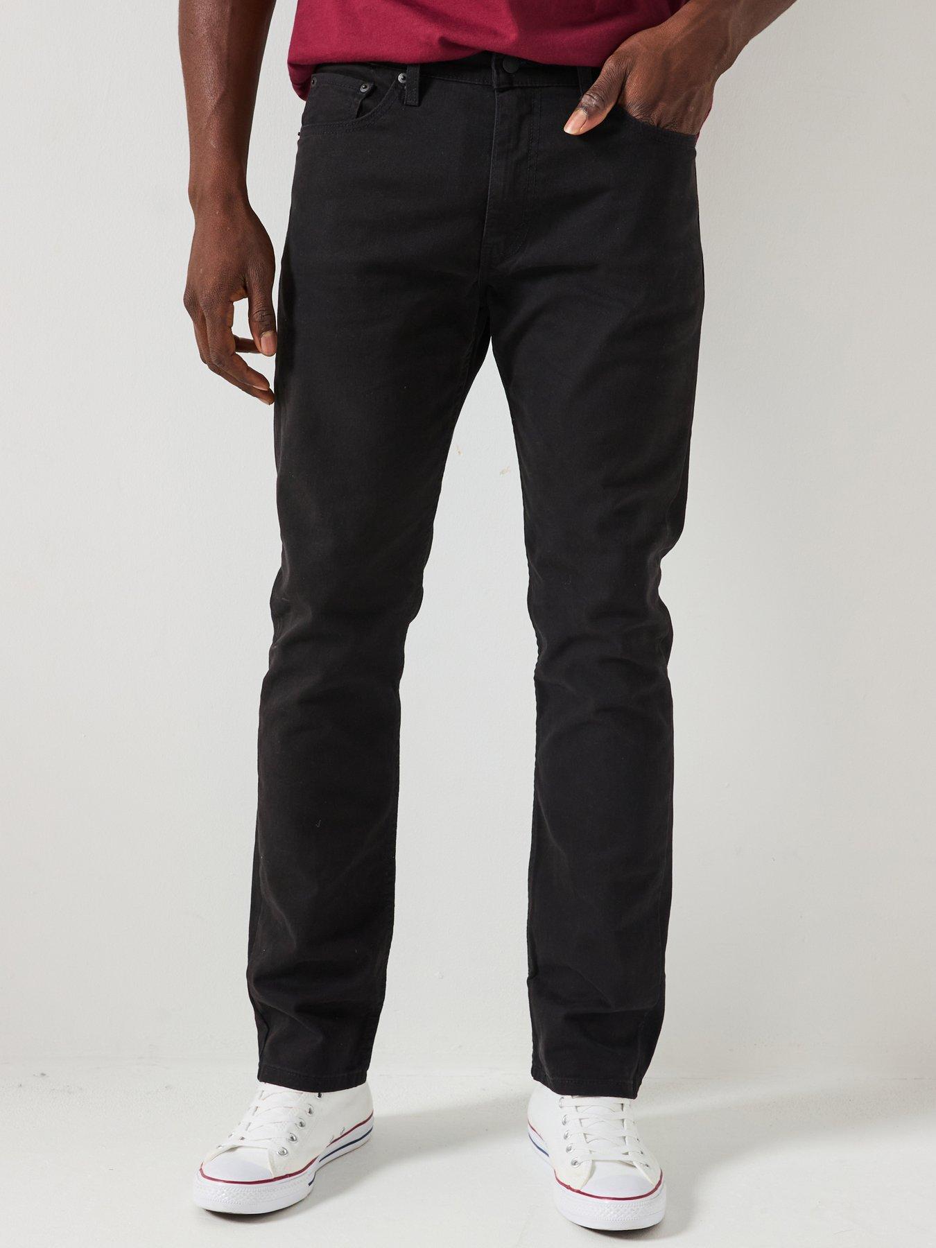 undefined Levis 513 Slim Straight Fit Jeans - Jet - Black