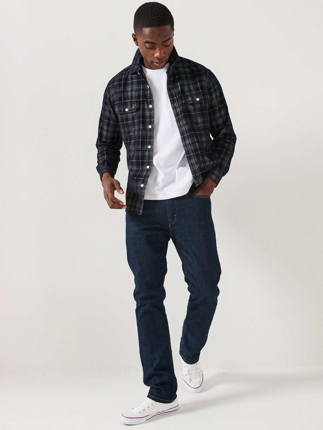  image of levis-levis-513-slim-straight-fit-jeans-dark-blue