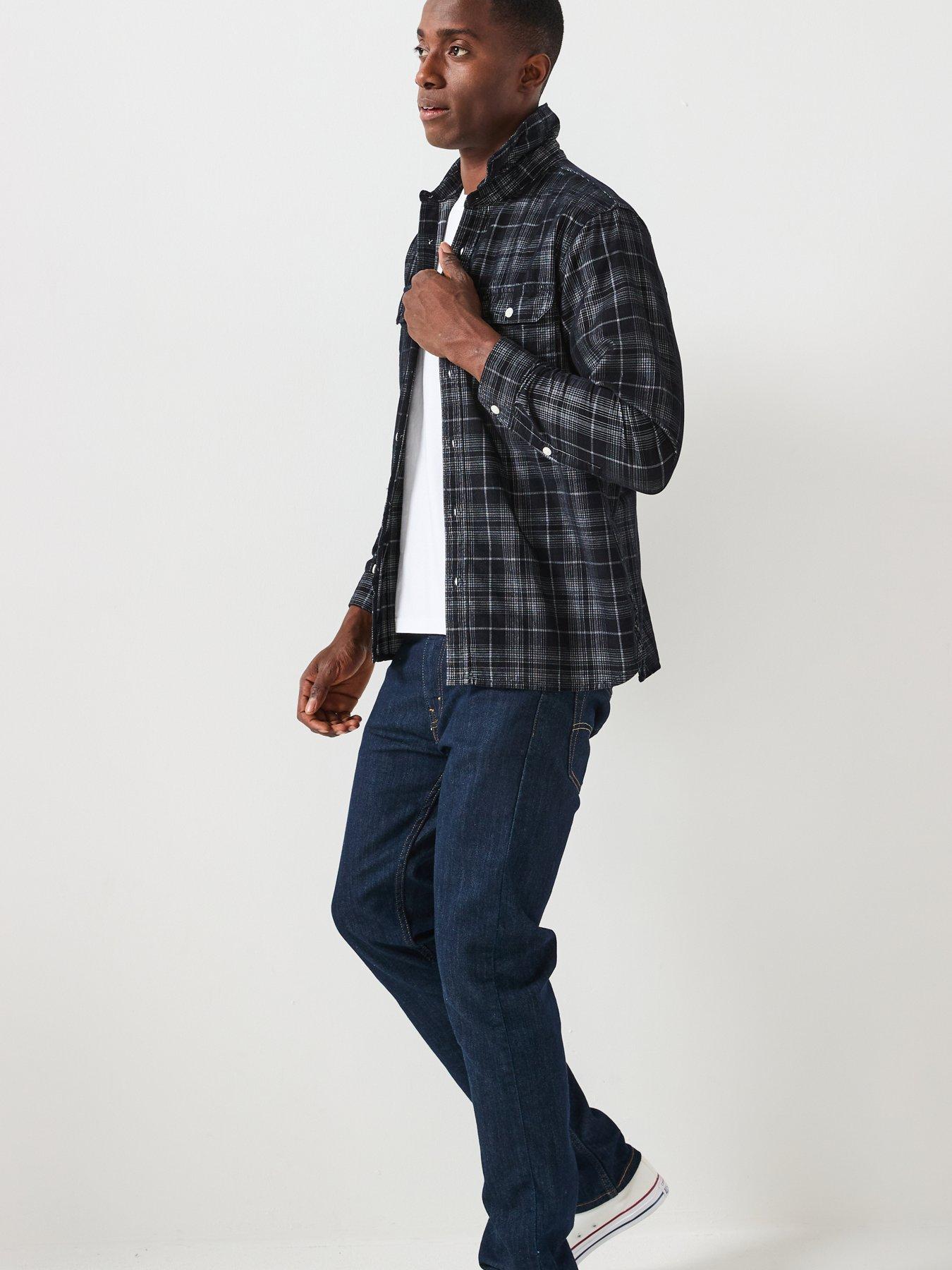  image of levis-levis-513-slim-straight-fit-jeans-dark-blue