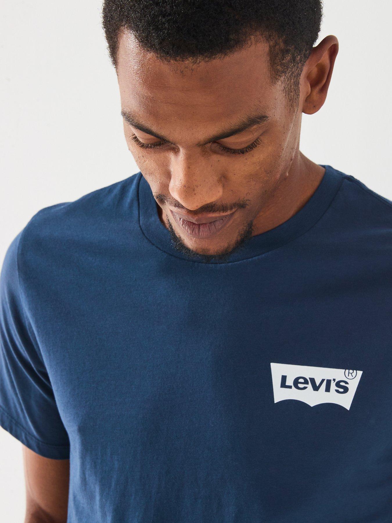 Image 4 of 6 of Levi's Levis Graphic Print T-Shirt - Blue