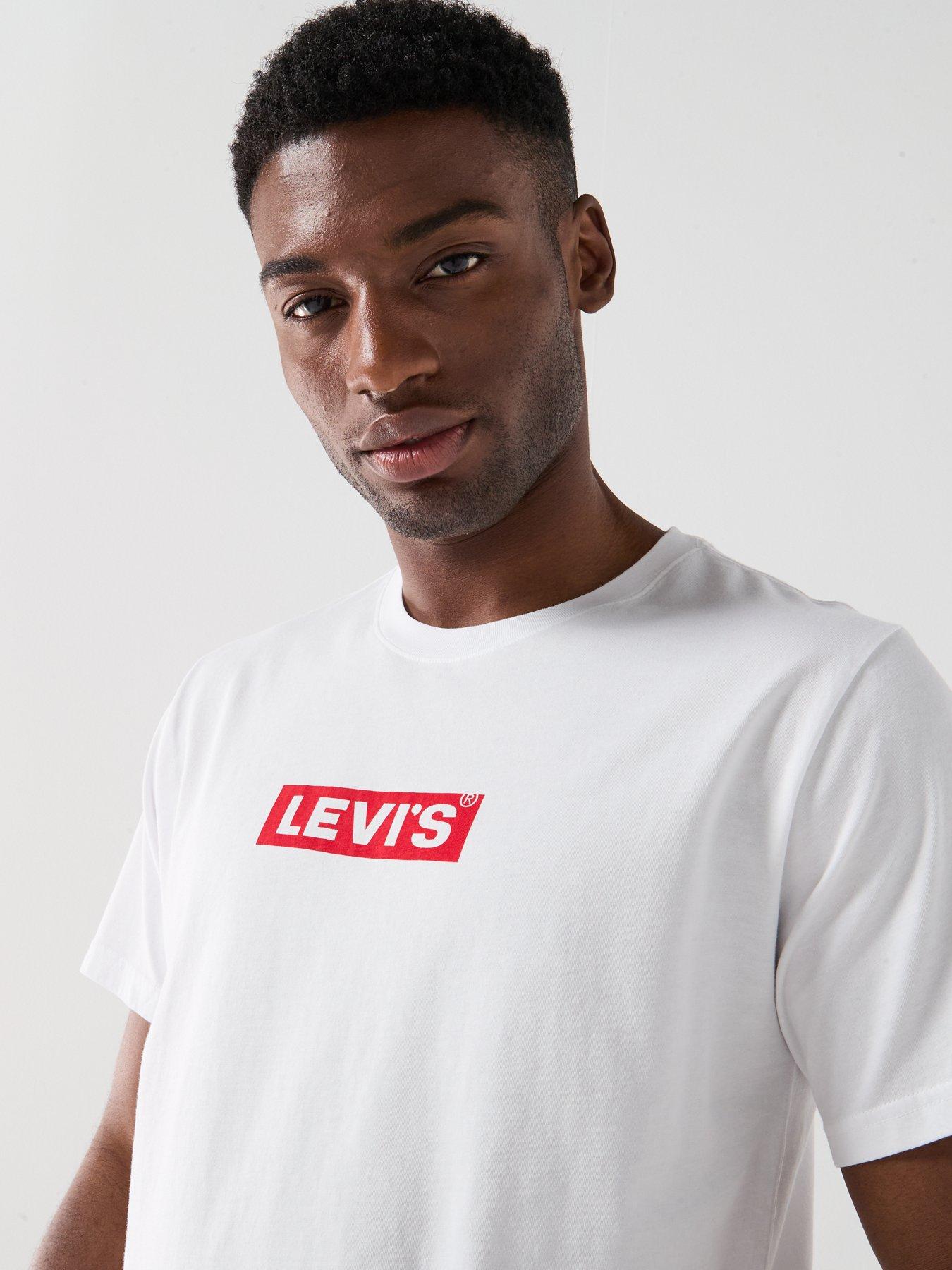  image of levis-relaxed-fit-logo-short-sleeve-t-shirt--white