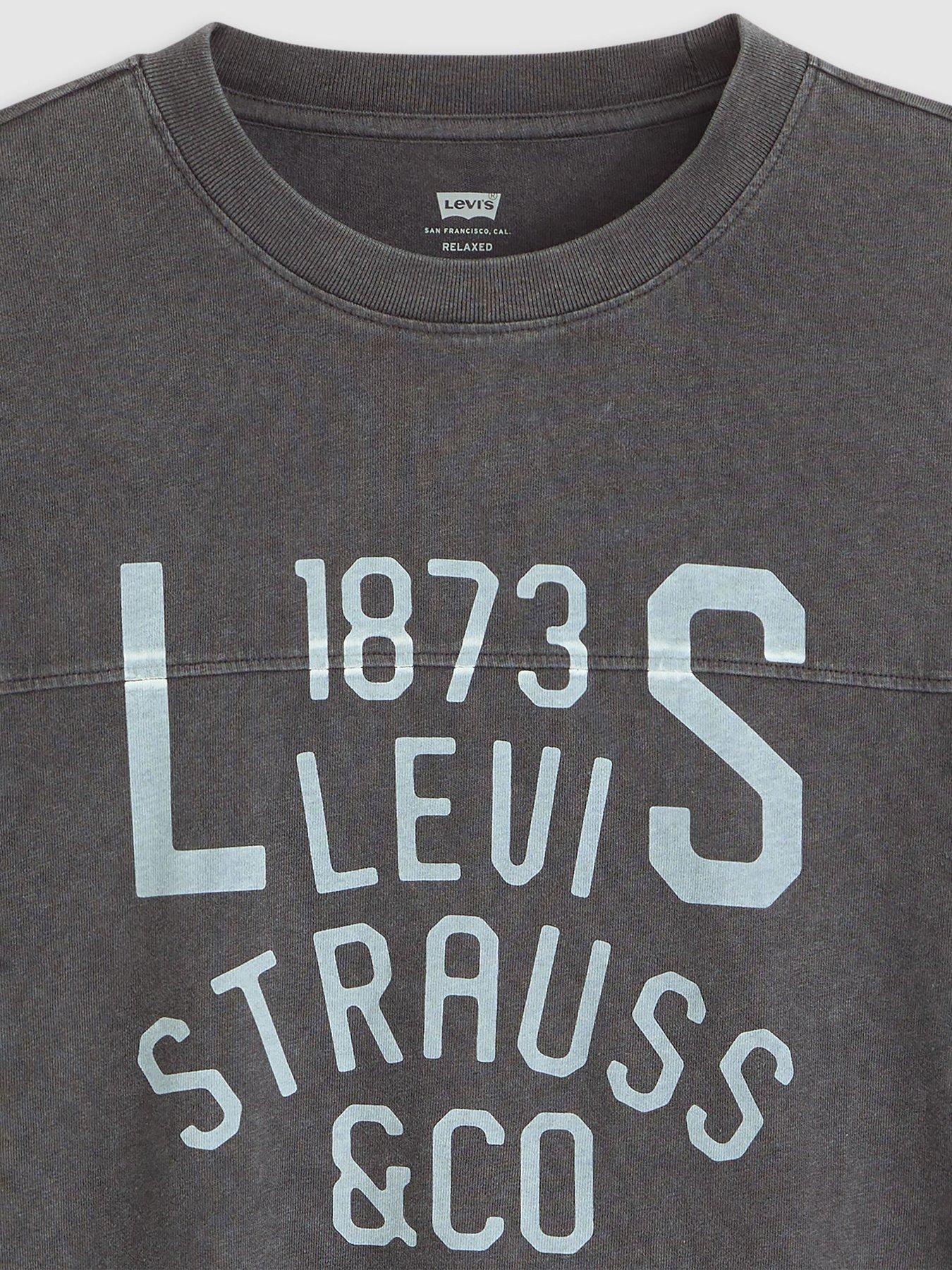 Image 6 of 6 of Levi's Lockwood Practice Graphic Short Sleeve T-Shirt- Grey
