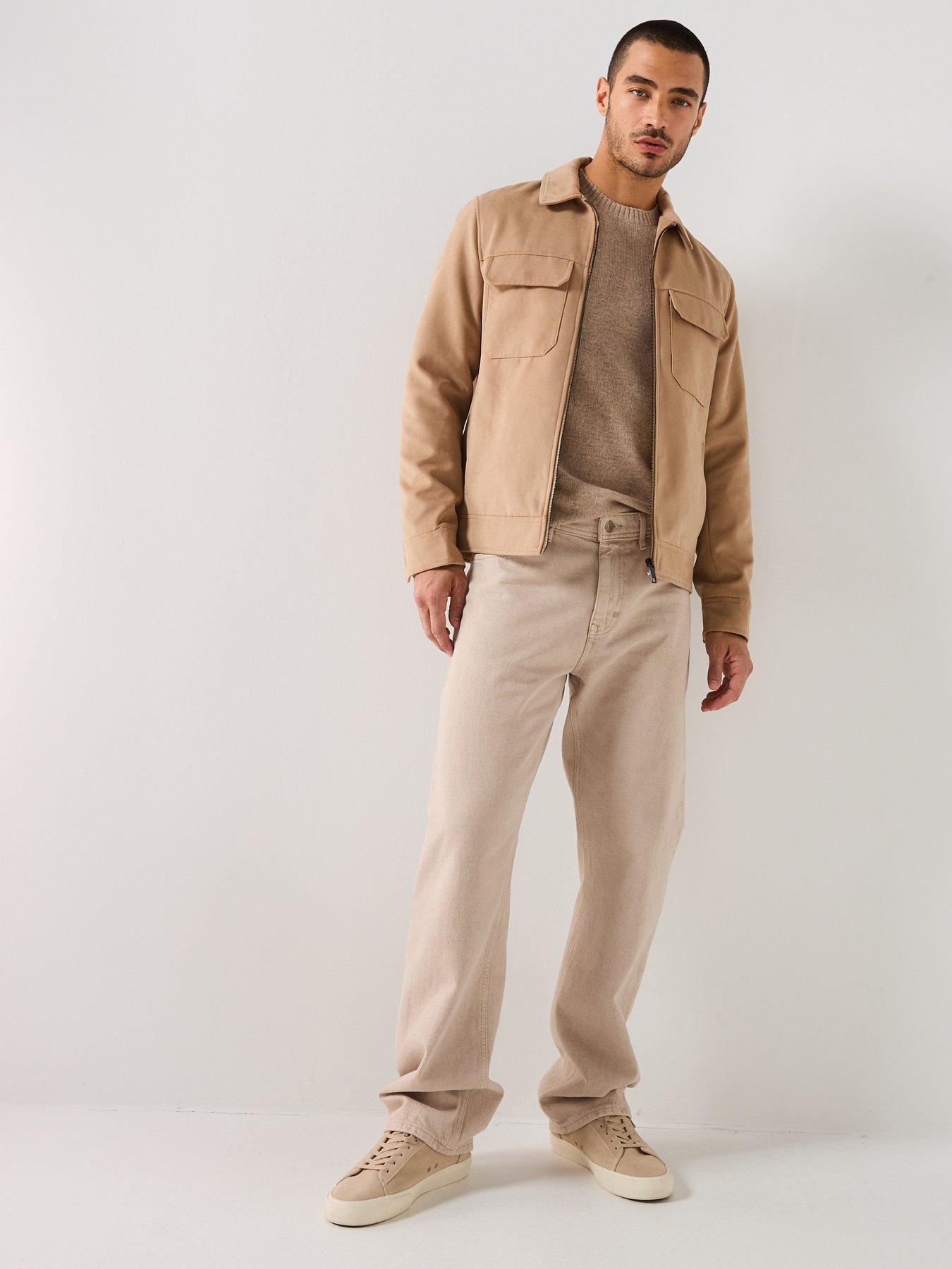 Image 3 of 6 of Levi's Original Housemark Logo Knitted Jumper - Beige