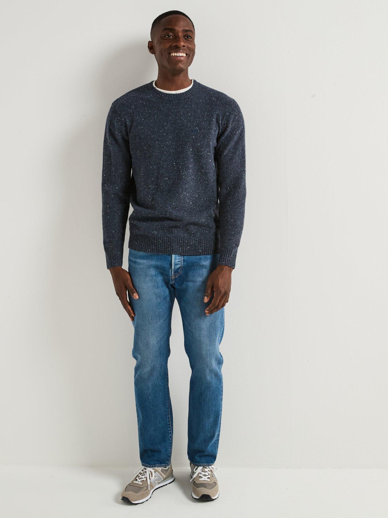 Image 3 of 6 of Levi's Original Housemark Logo Knitted Jumper- Dark Blue