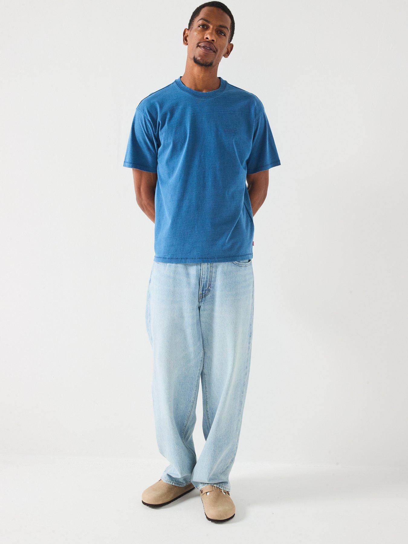 Image 3 of 6 of Levi's Red Tab Vintage Fit Short Sleeve T-Shirt- Dark Blue