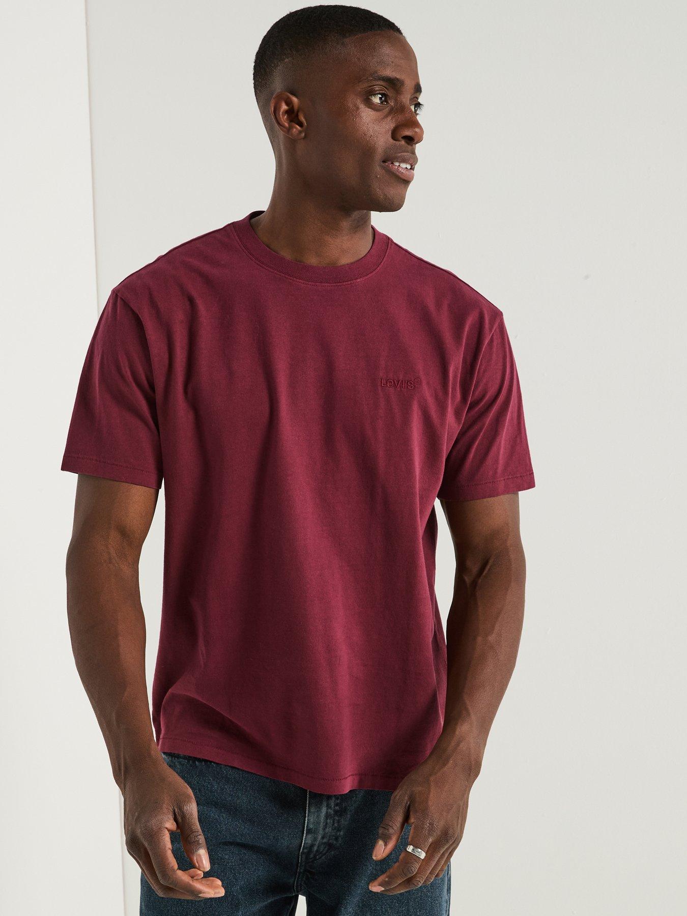  image of levis-tab-short-sleeve-vintage-fit-t-shirt--red