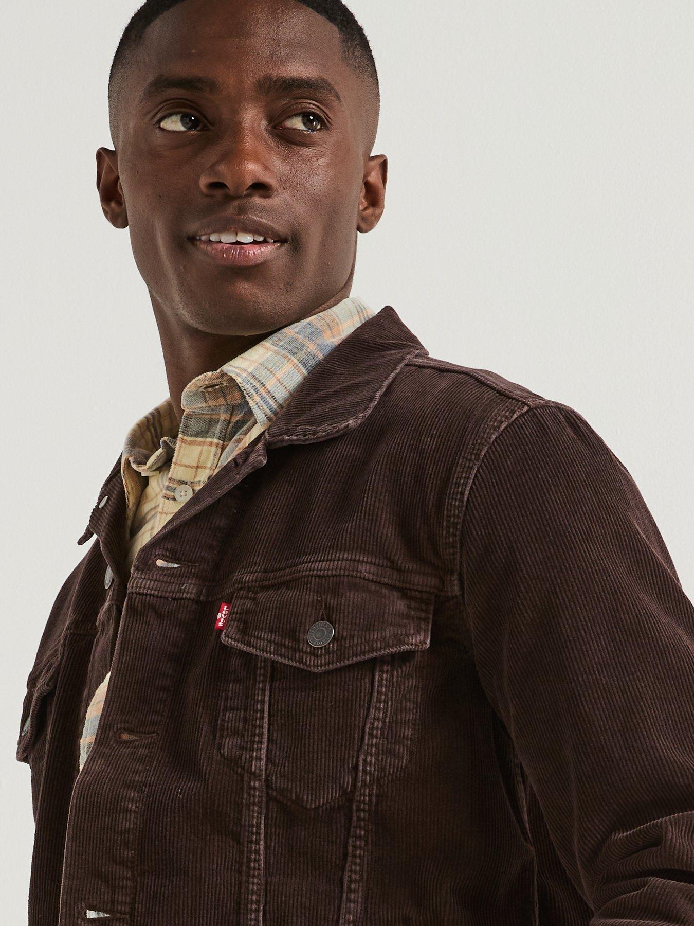  image of levis-denim-trucker-jacket--brown