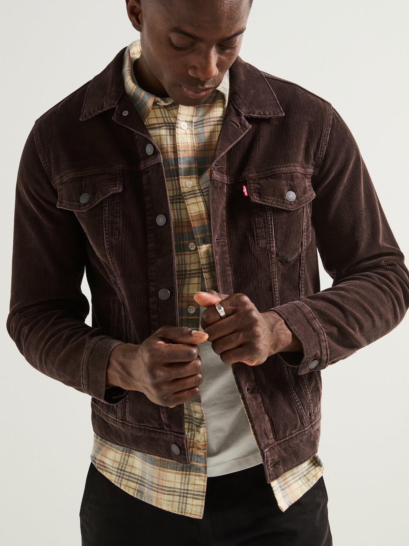  image of levis-denim-trucker-jacket--brown
