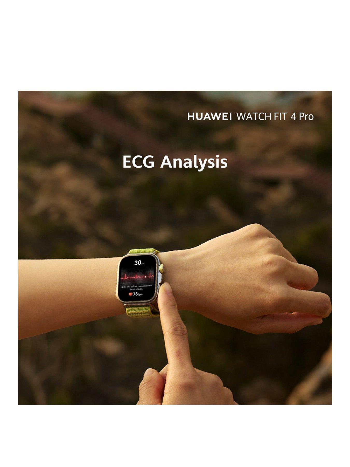 stillFront image of huawei-watch-fit-4-pro-titanium-green