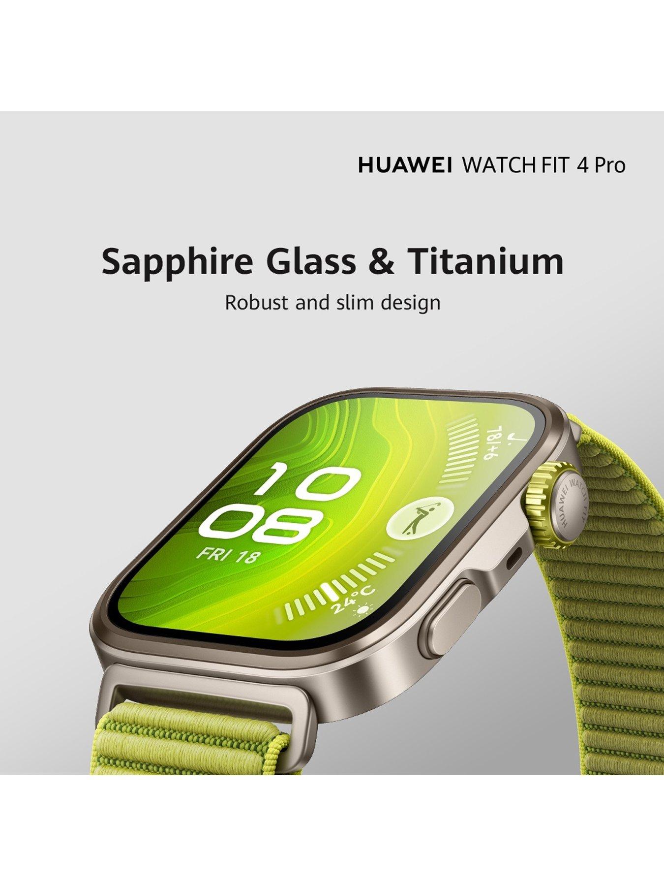  image of huawei-watch-fit-4-pro-titanium-green
