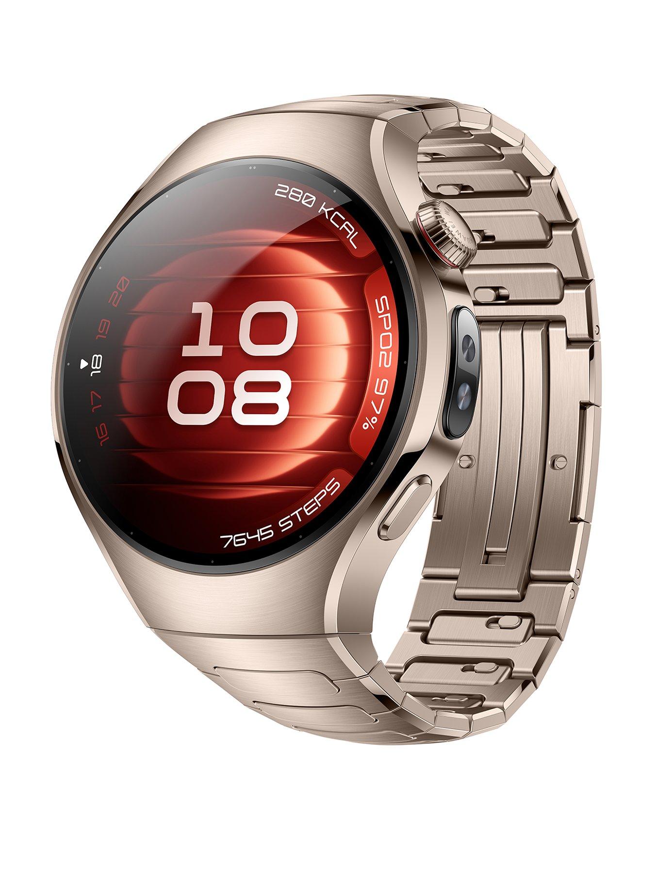 front image of huawei-watch-5-42mm-sand-gold