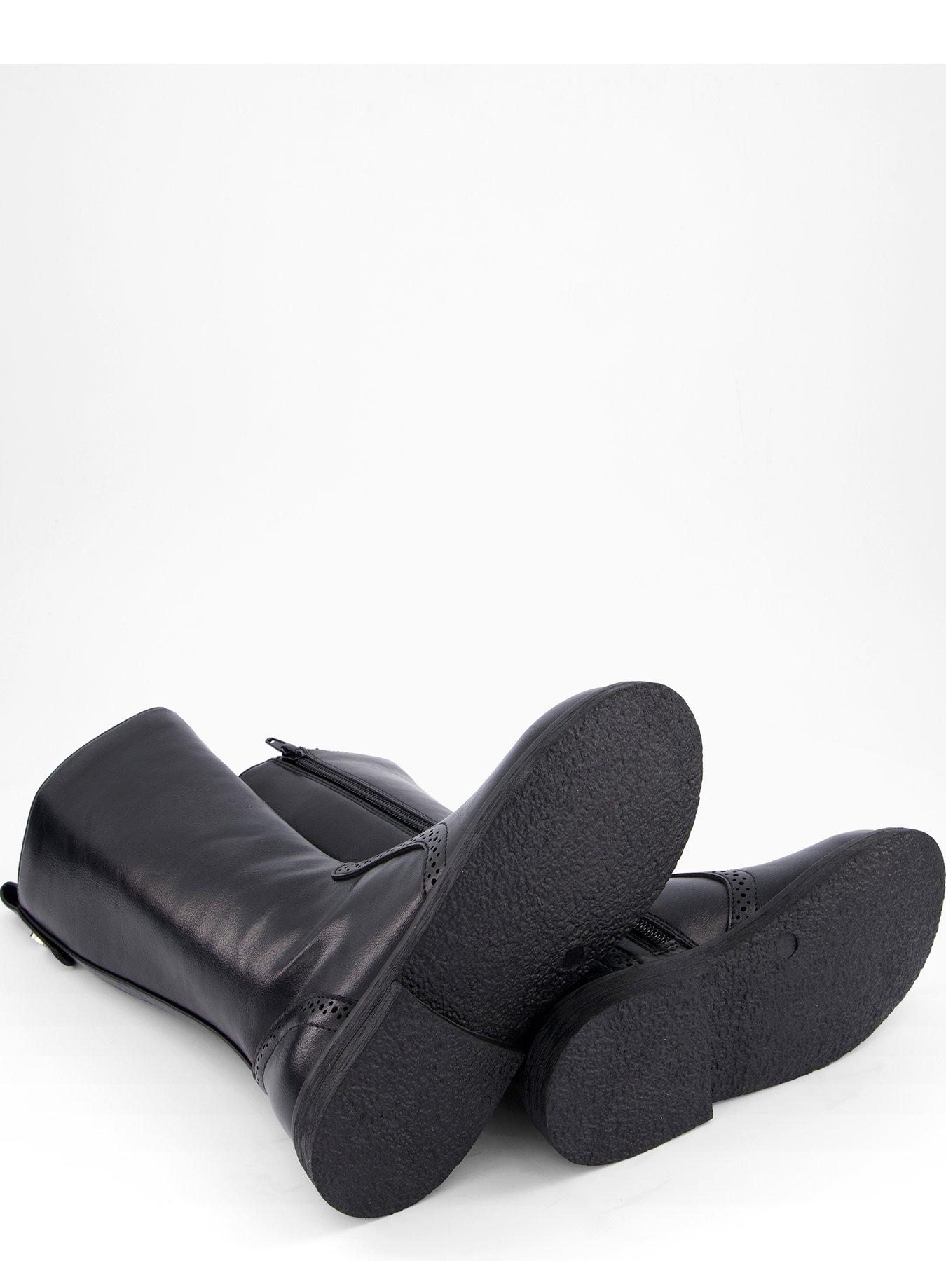  image of the-very-collection-girls-scallop-detail-high-leg-boot