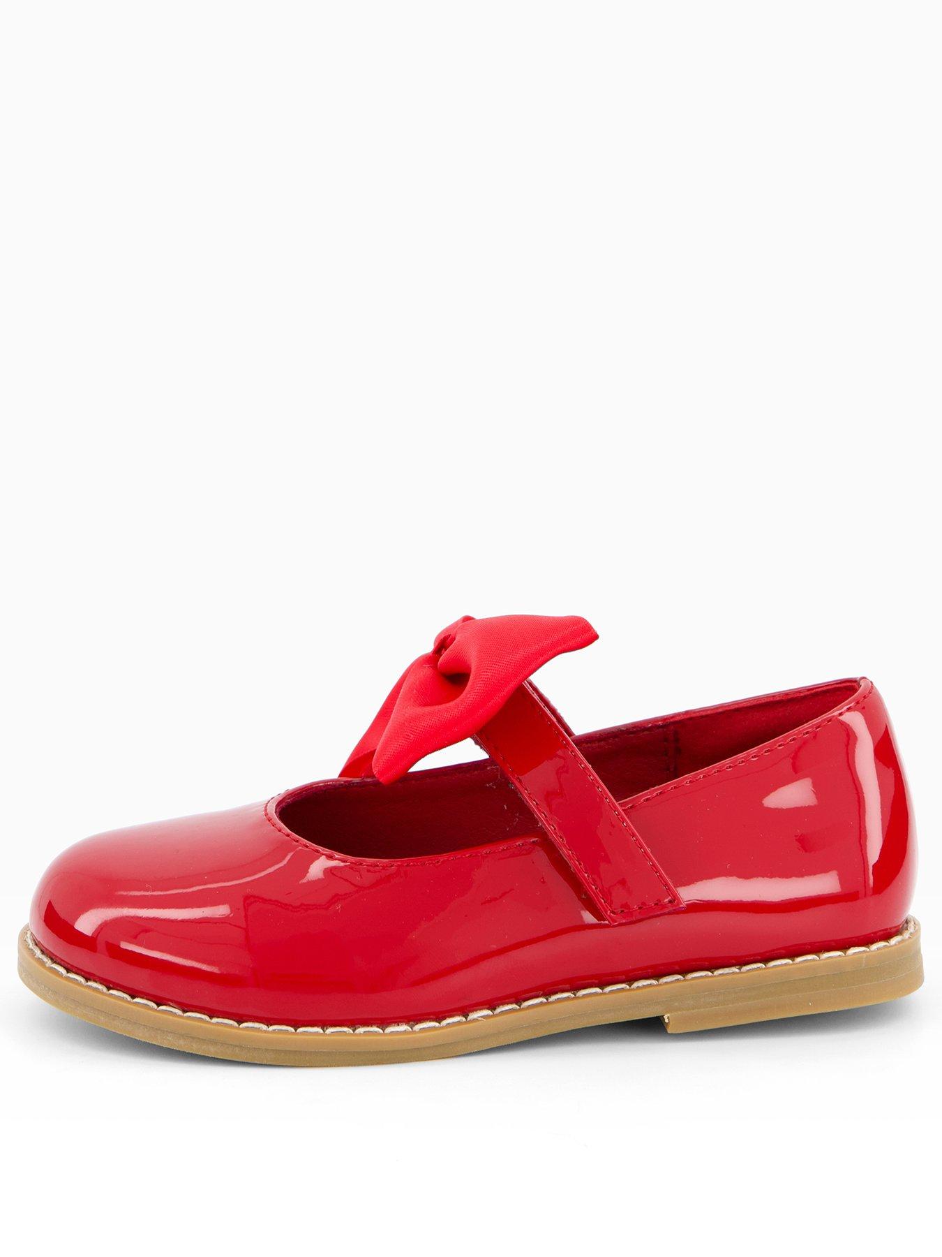  image of the-very-collection-toddler-patent-bow-shoe-red