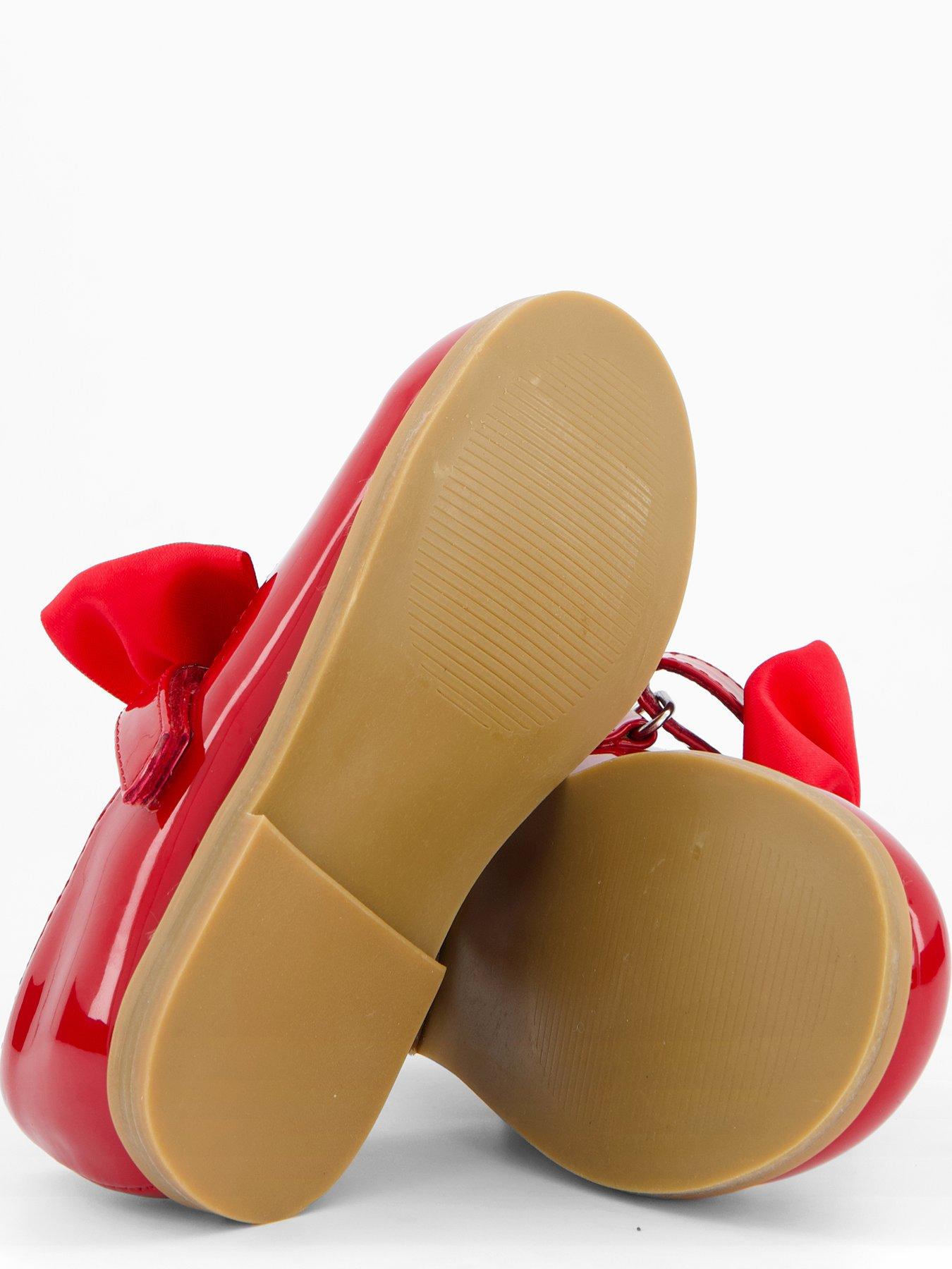  image of the-very-collection-toddler-patent-bow-shoe-red