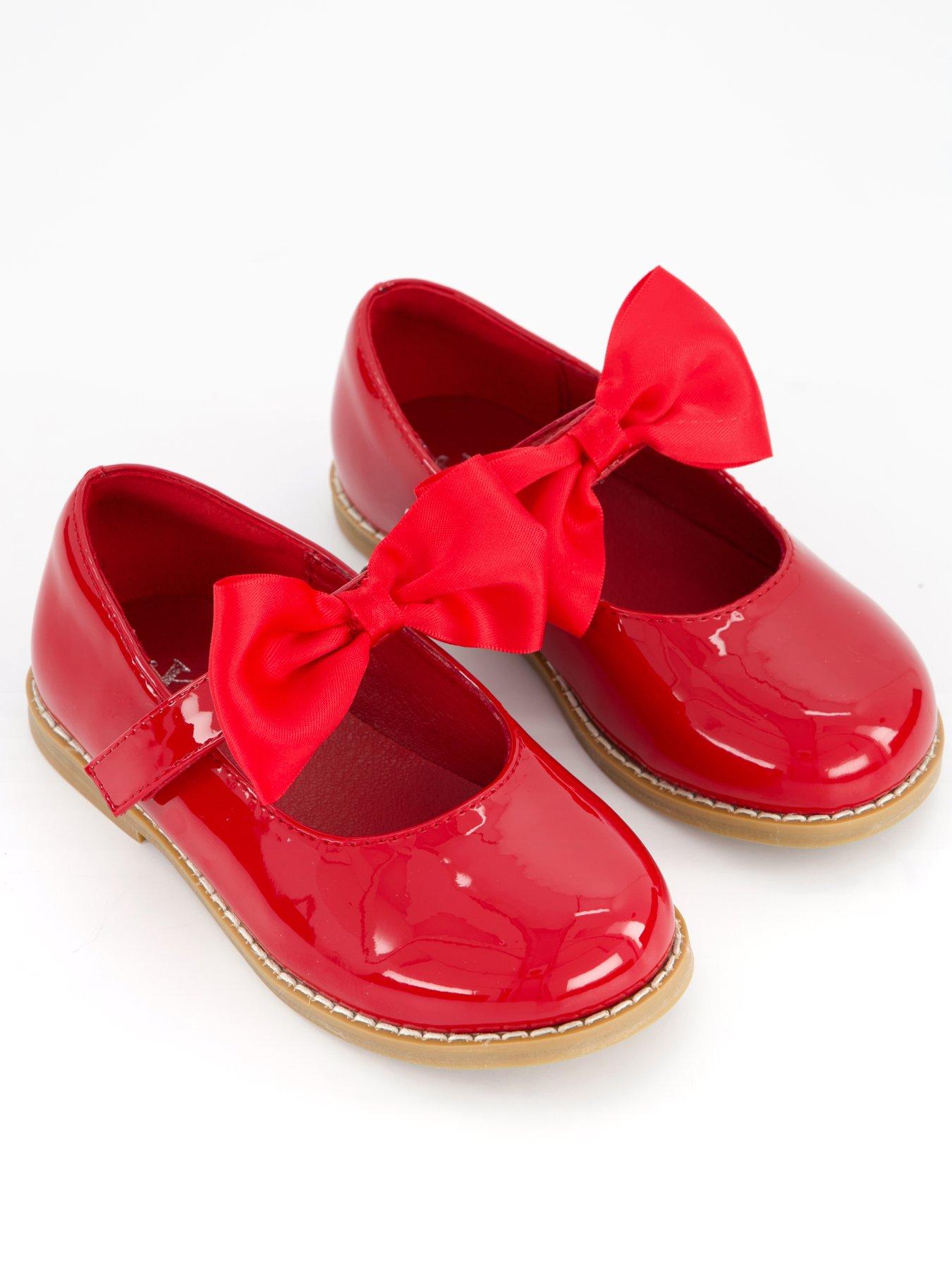  image of the-very-collection-toddler-patent-bow-shoe-red