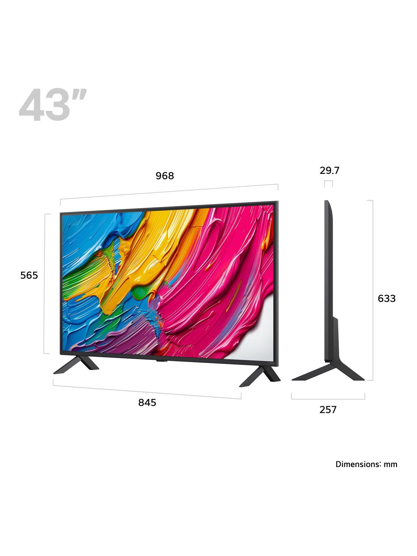 Image 2 of 7 of LG QNED80 43" 4K HDR QNED evo AI MiniLED Smart AI TV - 43QNED80A6A.AEK