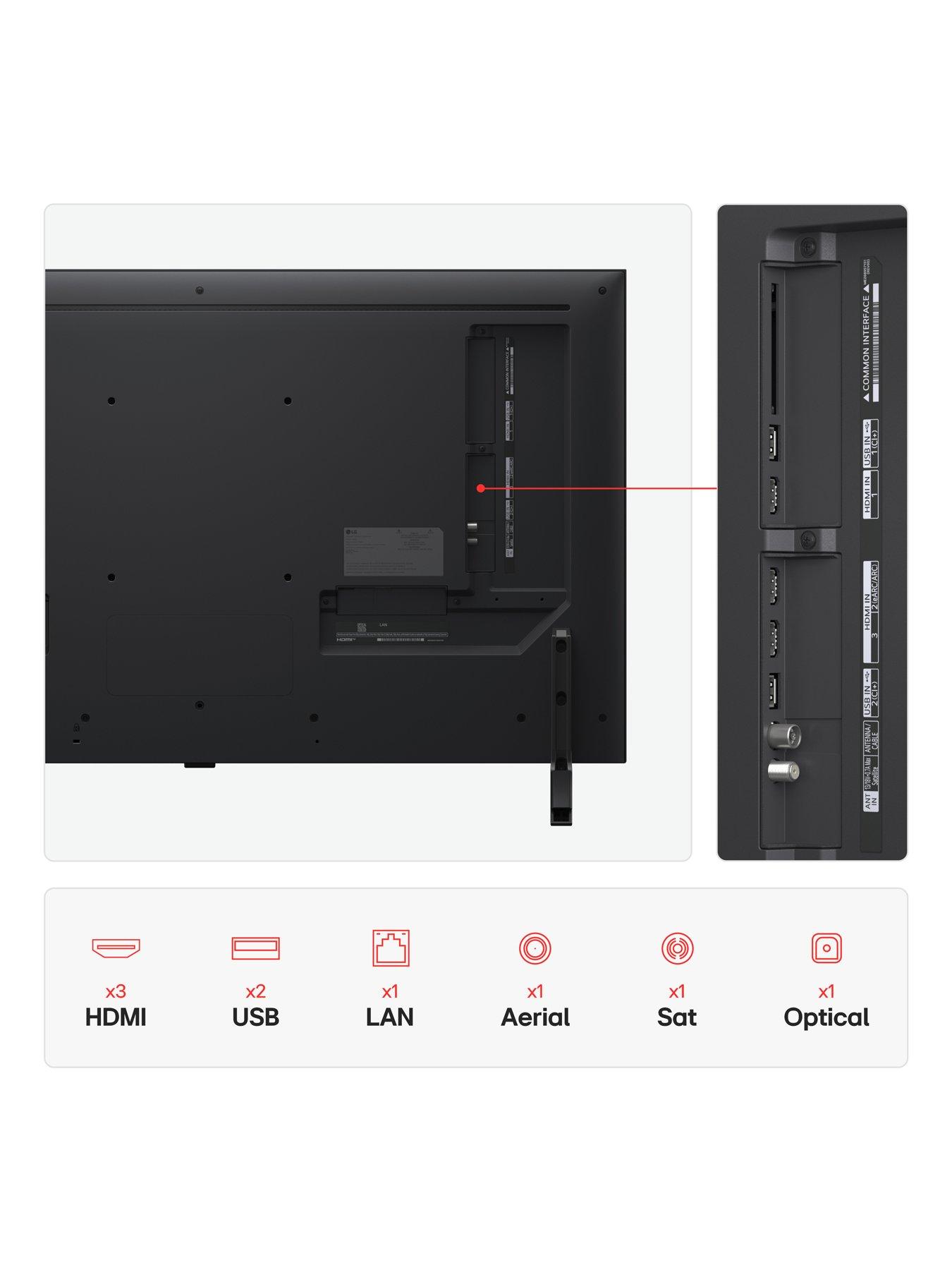Image 3 of 7 of LG QNED80 43" 4K HDR QNED evo AI MiniLED Smart AI TV - 43QNED80A6A.AEK