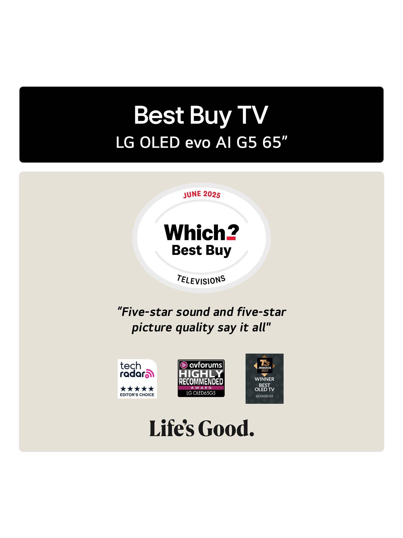 Image 7 of 7 of LG G5 65" OLED evo 4K HDR Smart AI TV 2025 (Standing) - OLED65G56LS.AEK