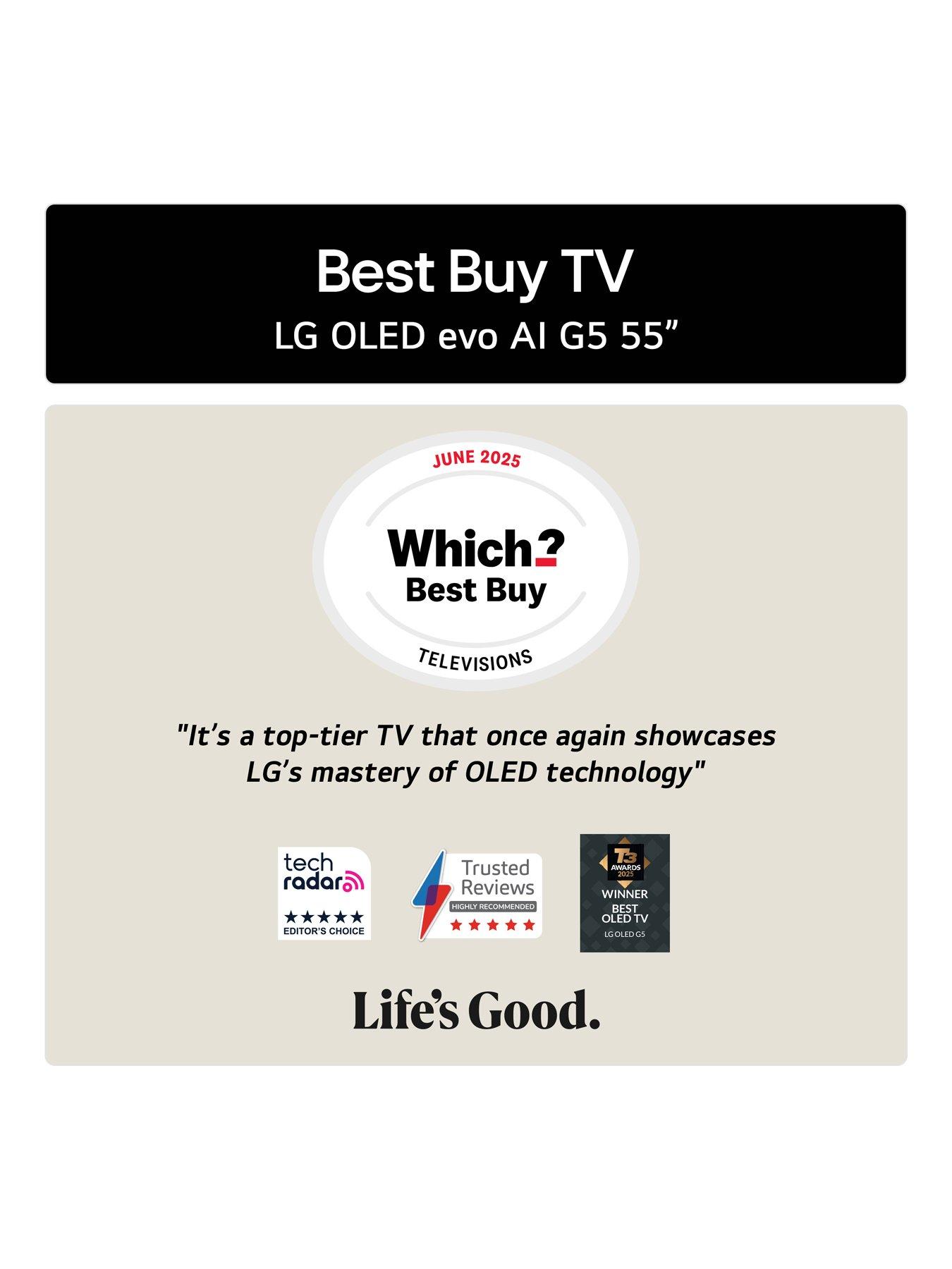 Image 7 of 7 of LG G5 55" OLED evo 4K HDR Smart AI TV 2025 (Standing) - OLED55G56LS.AEK