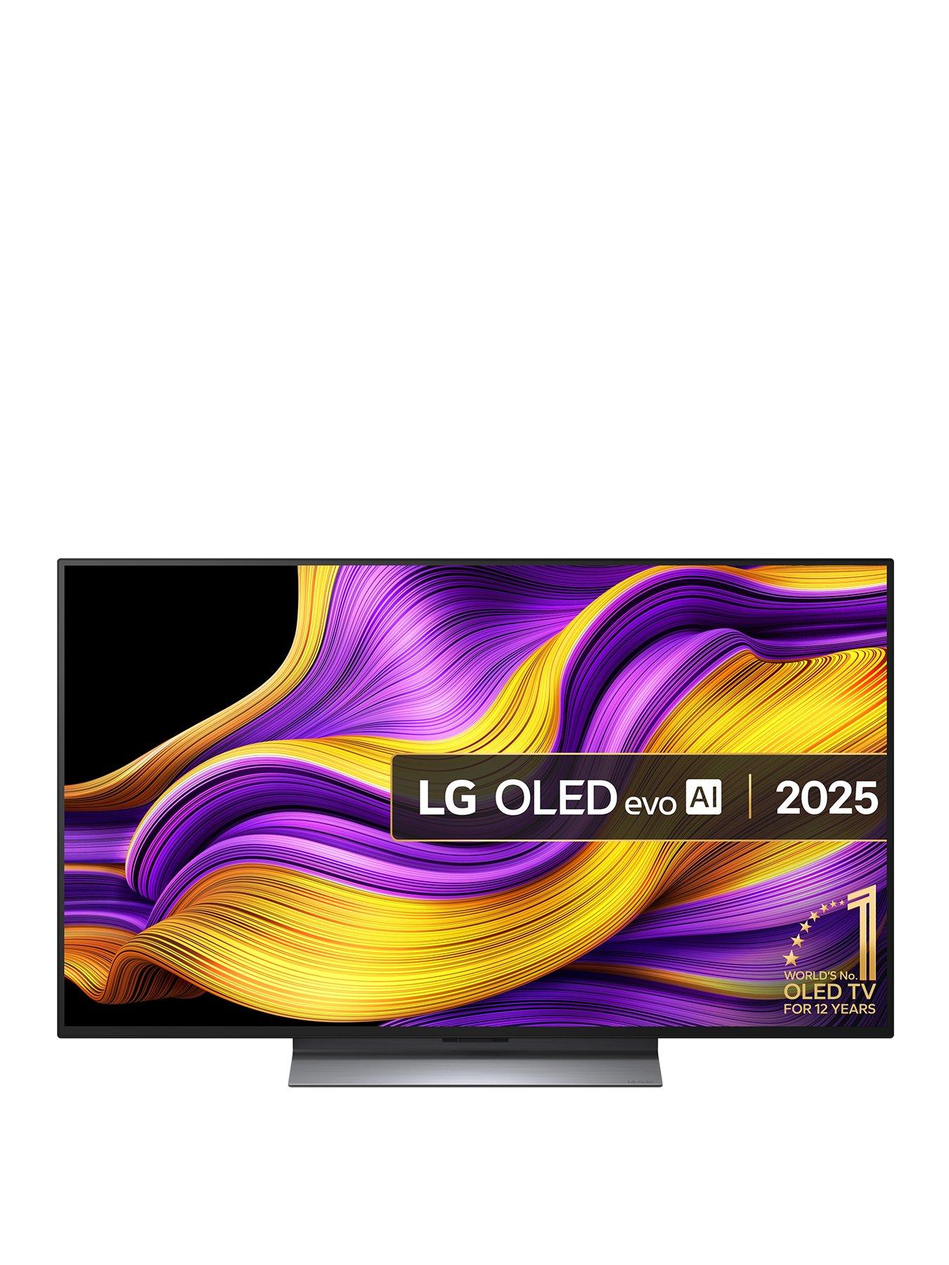 front image of lg-lg-g5-48-oled-evo-4k-hdr-smart-ai-tv-2025-standing-oled48g56lsaek