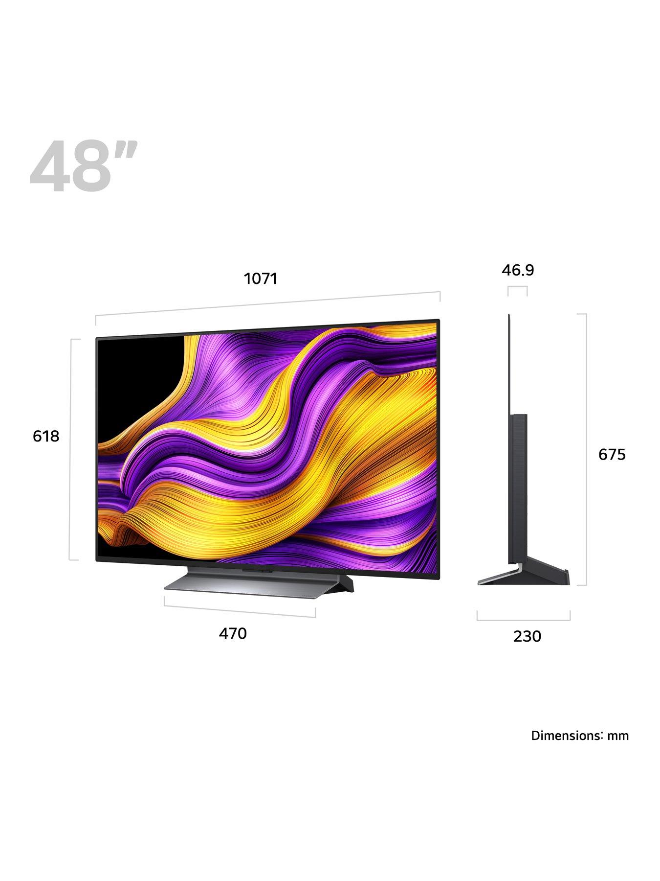  image of lg-lg-g5-48-oled-evo-4k-hdr-smart-ai-tv-2025-standing-oled48g56lsaek