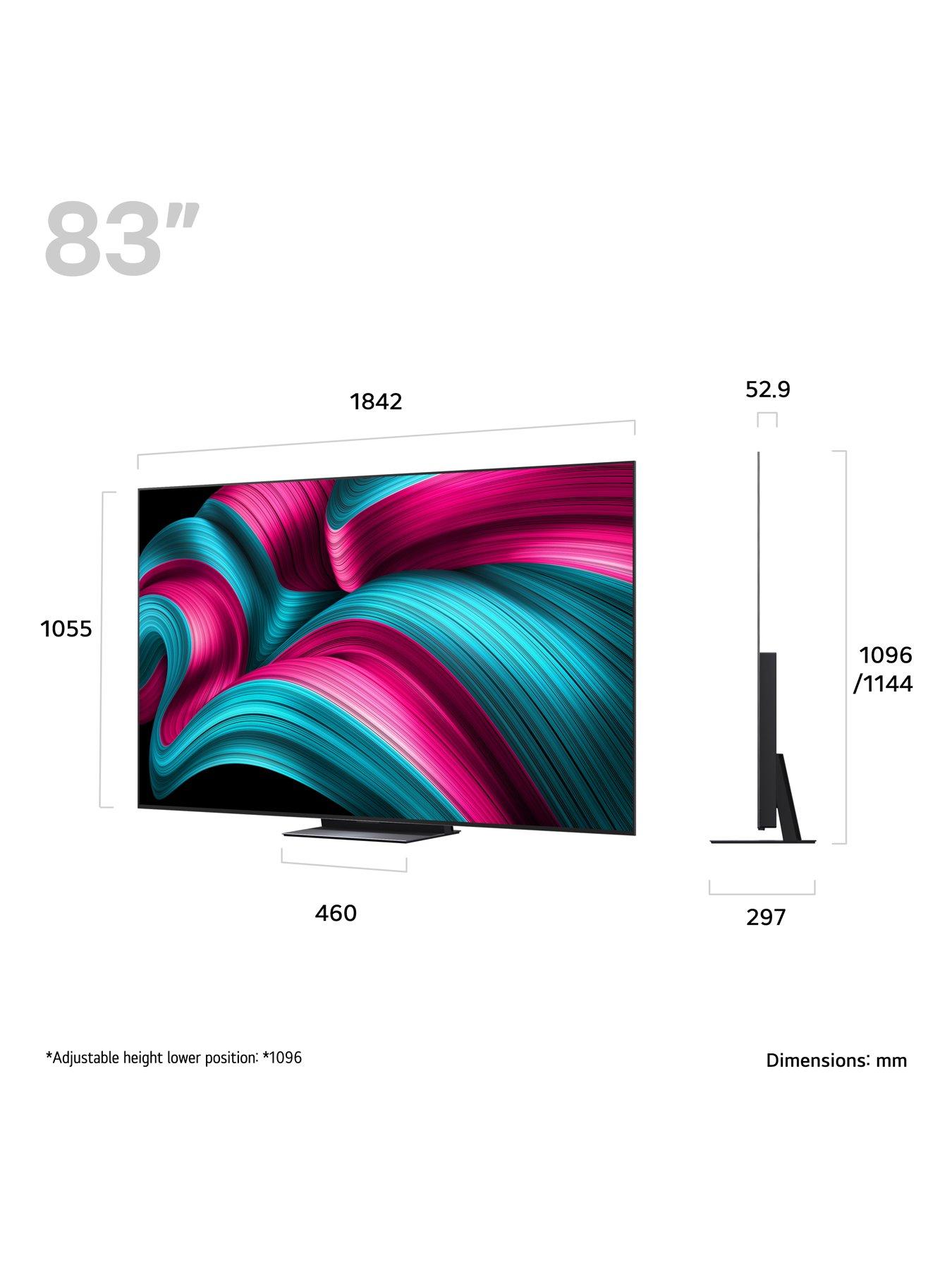  image of lg-c5-83-oled-evo-4k-hdr-smart-ai-tv-2025-oled83c54laaek