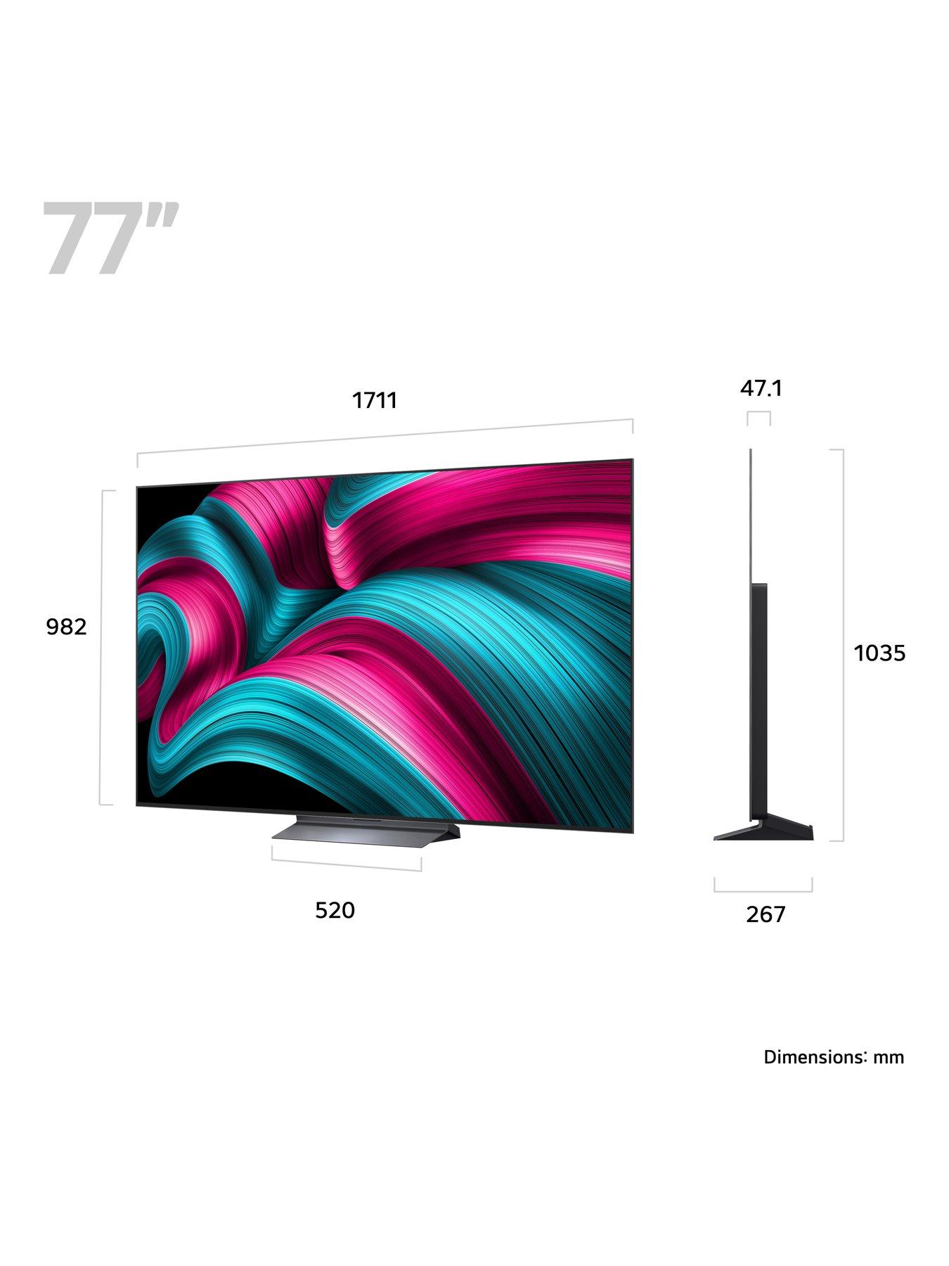 Image 2 of 6 of LG C5 77" OLED evo 4K HDR Smart AI TV 2025 - OLED77C55LA.AEK