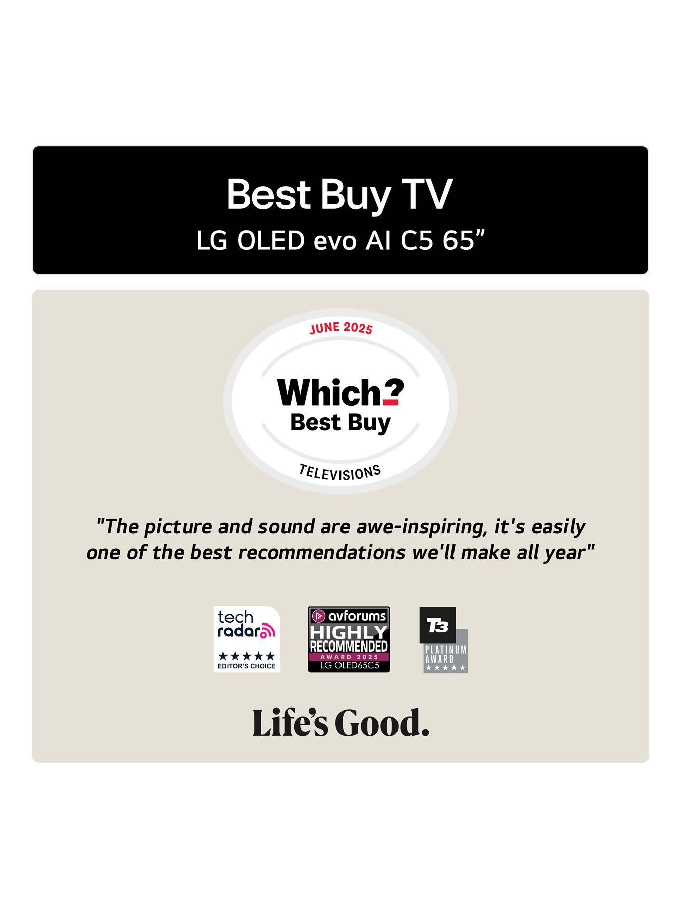 Image 4 of 6 of LG C5 65" OLED evo 4K HDR Smart AI TV 2025 - OLED65C55LA.AEK