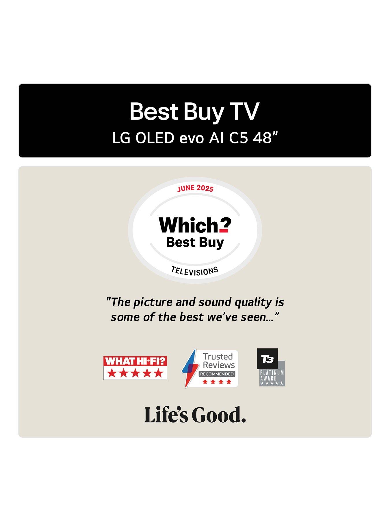 Image 7 of 7 of LG C5 48" OLED evo 4K HDR Smart AI TV 2025 - OLED48C55LA.AEK