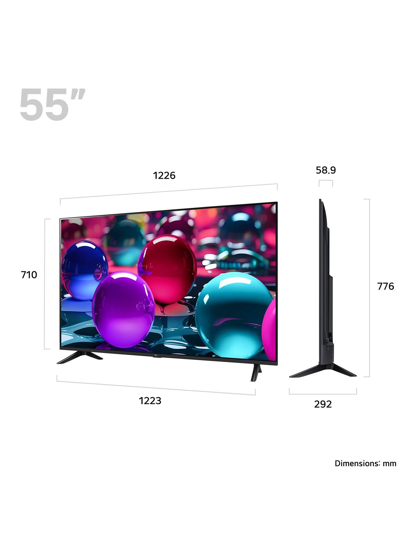 Image 2 of 6 of LG LG UA73 55" ThinQ LED 4K HDR Smart AI TV 2025 - 55UA73006LA.AEKQ